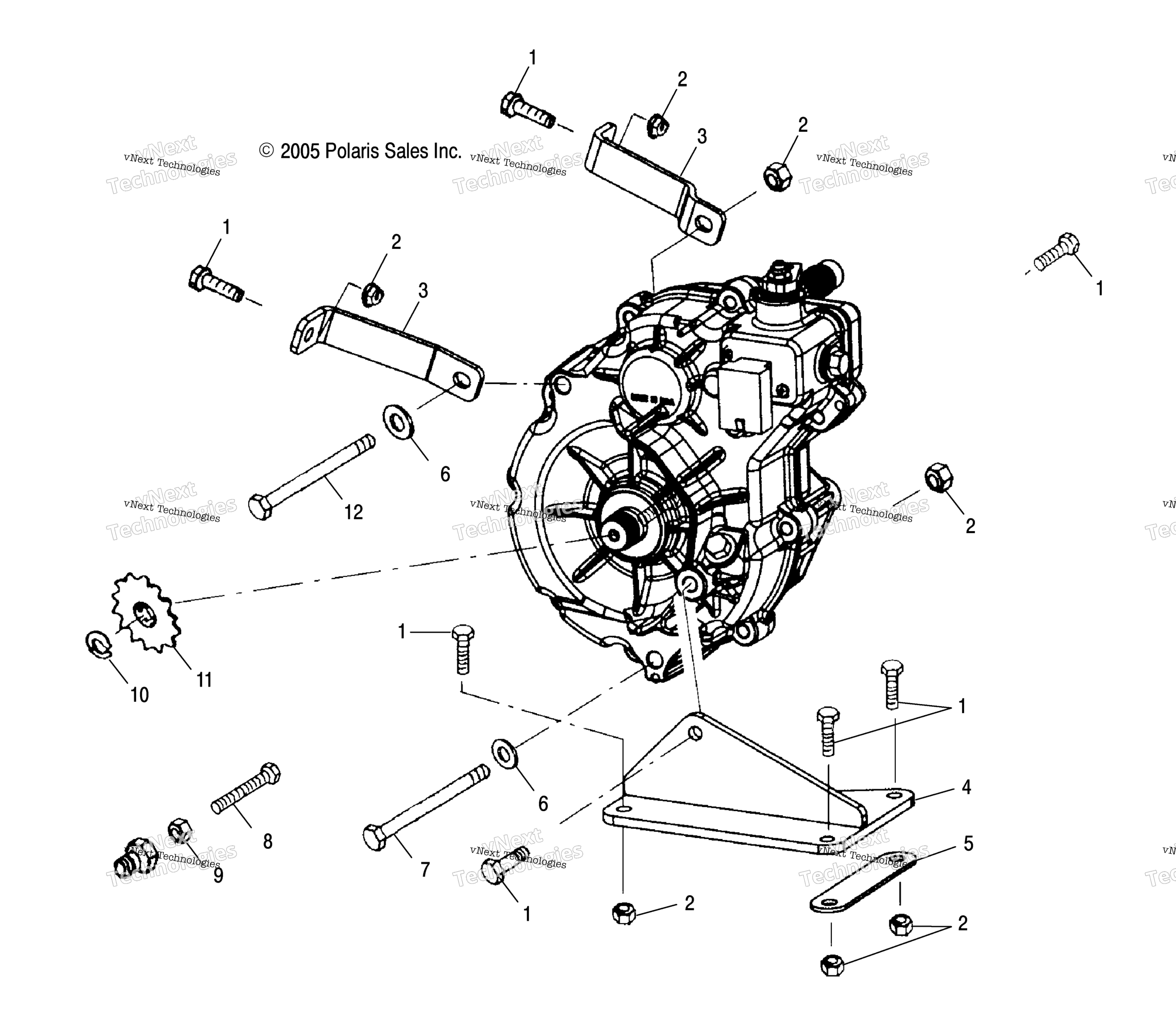 Картер редуктора Mounting