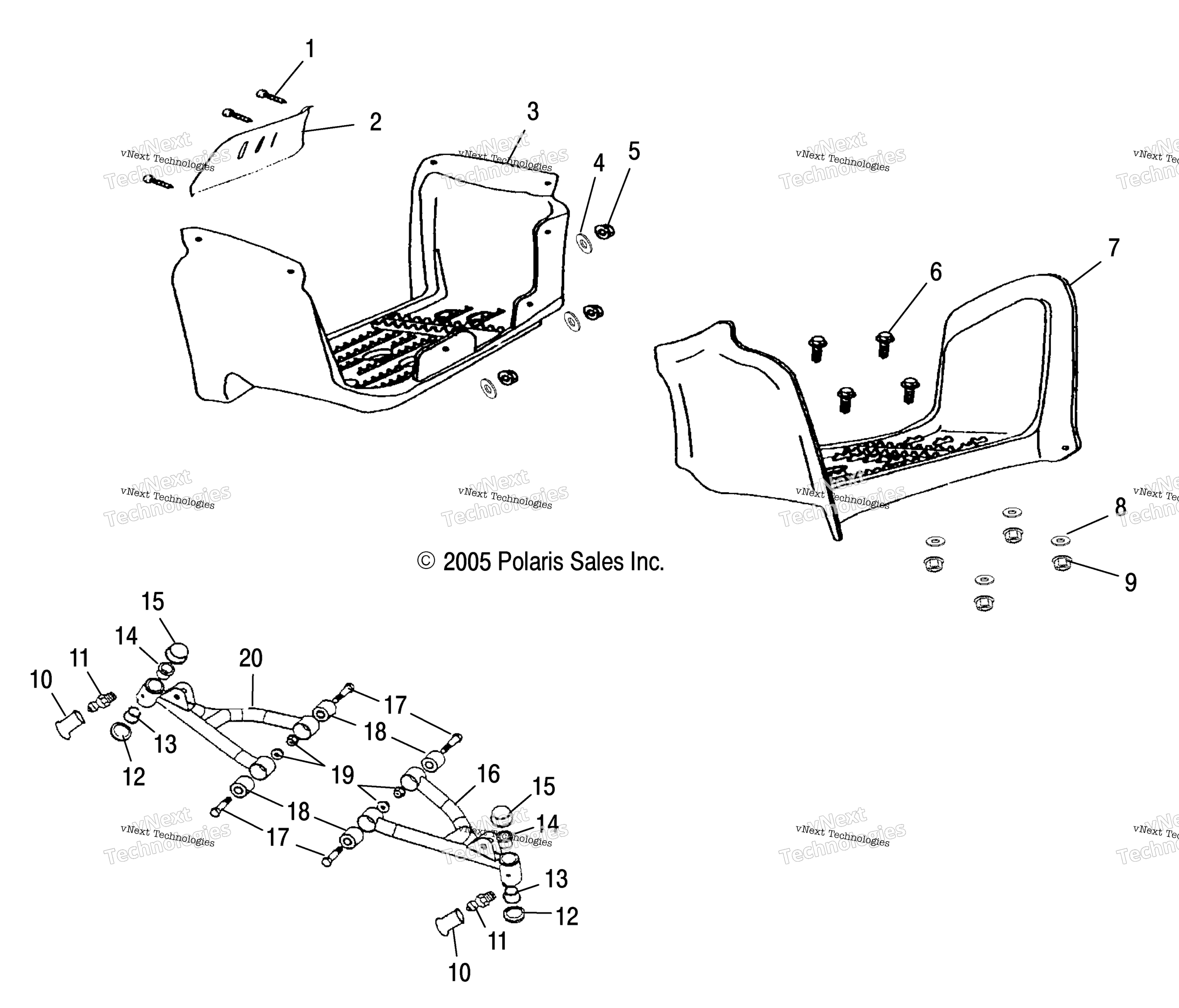 Swing Arm / Footrest / Cb / Cc