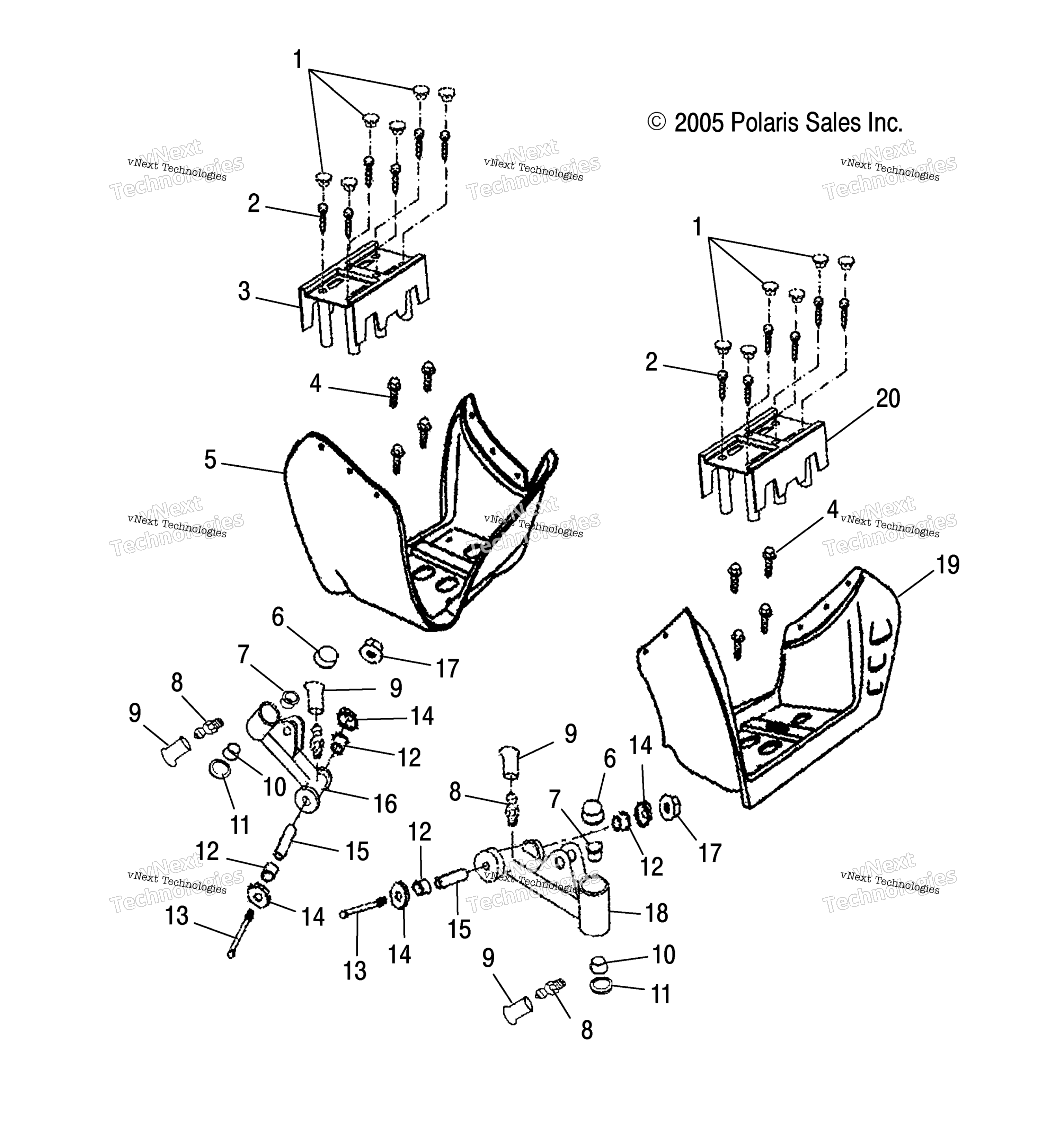 Swing Arm / Footrest / Cb / Cd