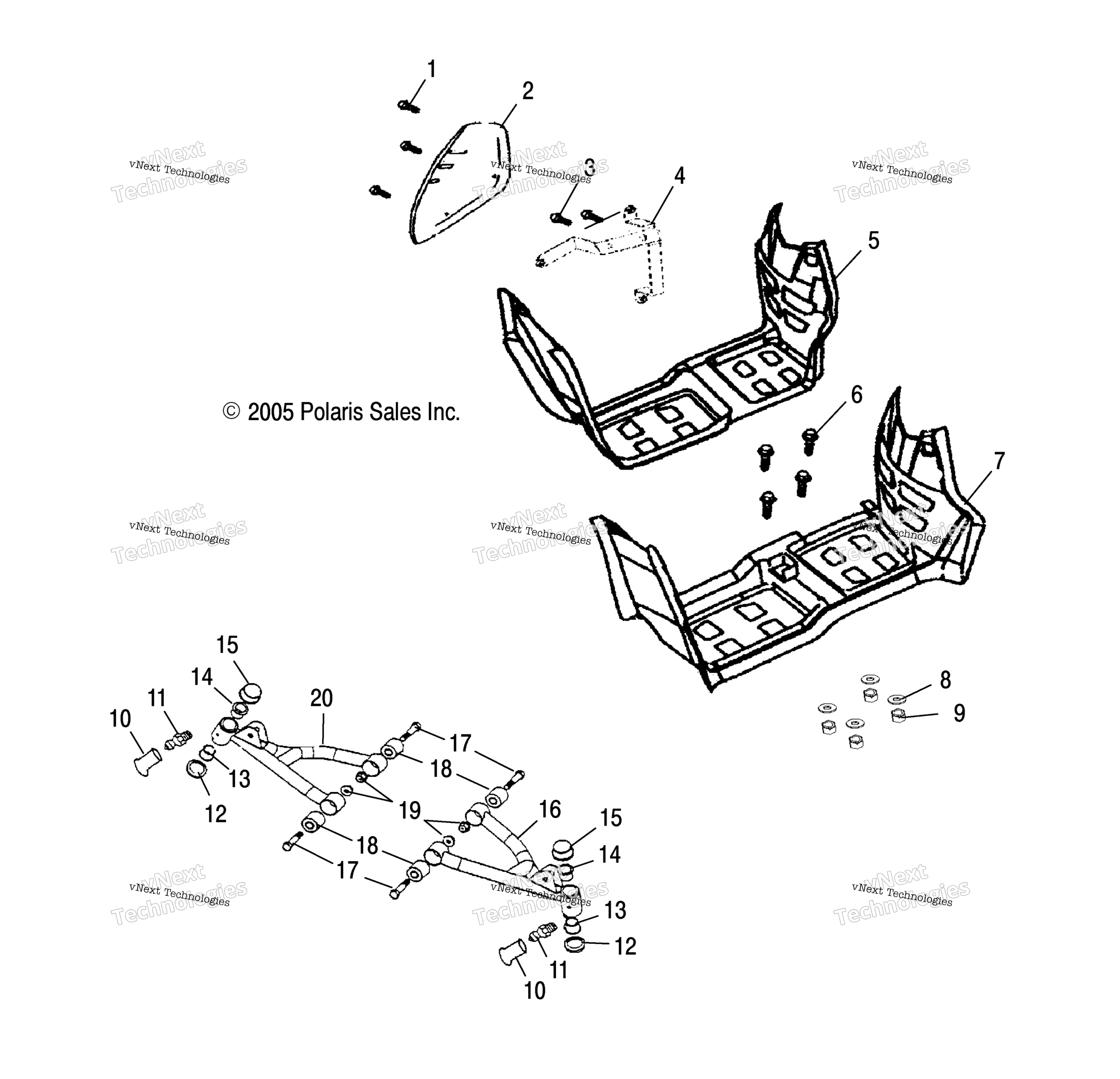 Swing Arm / Footrest / Cb / Cc / Cd