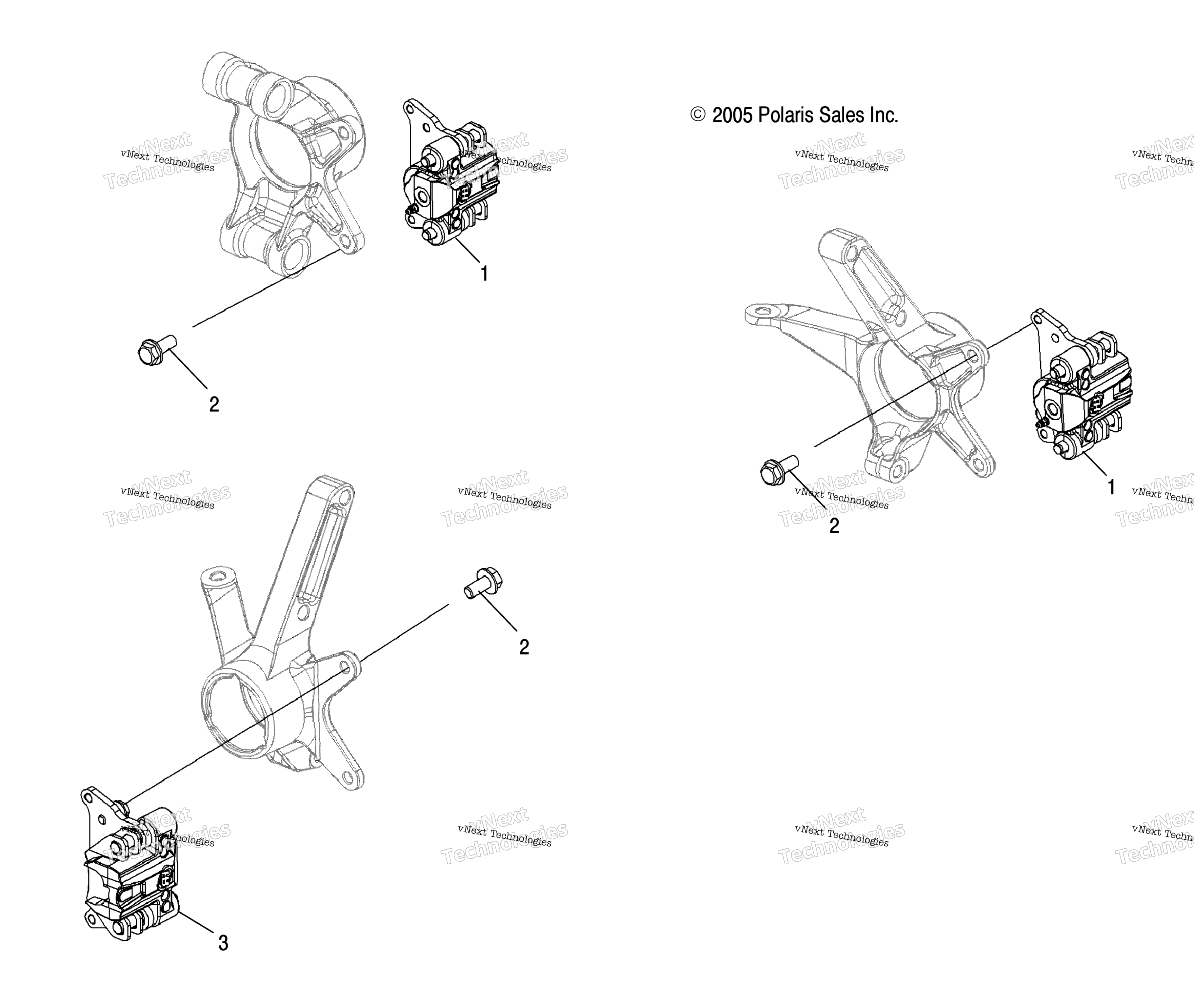 Тормоз Caliper Mounting /Ld27aa/Ab/Ac/Ad