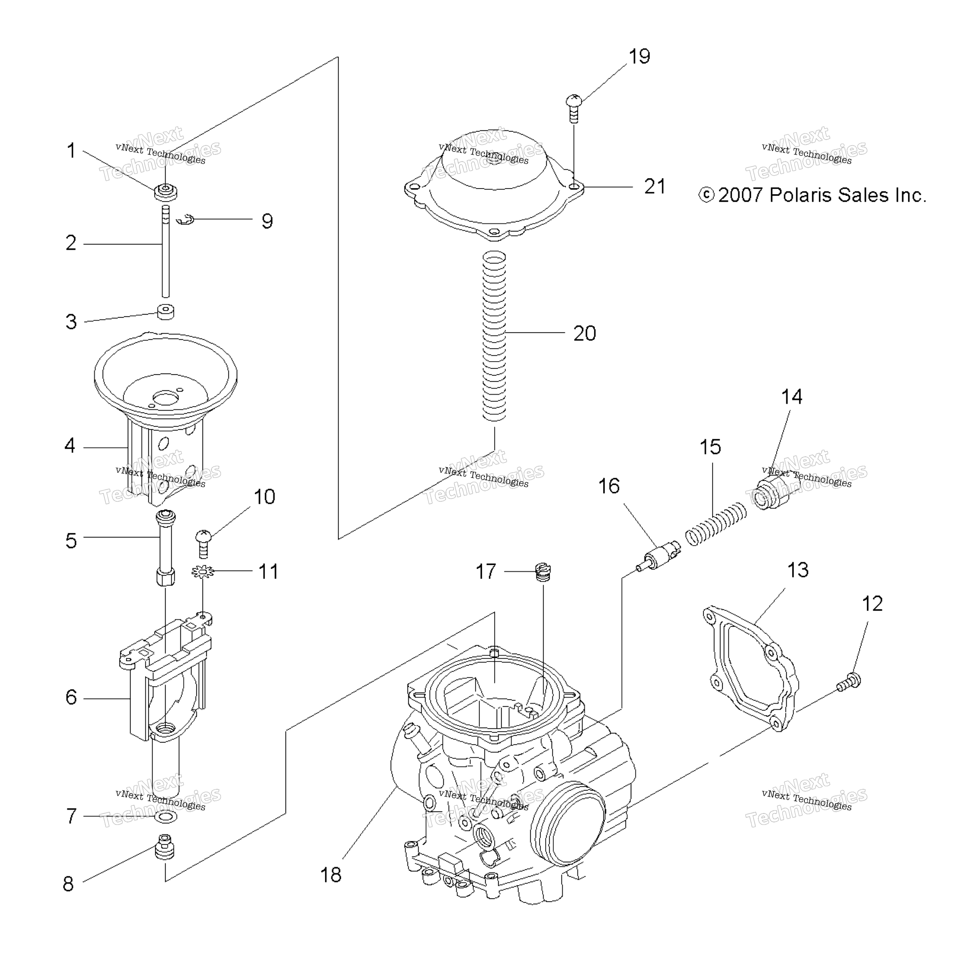 Carburetor, Upper / Ld27fb