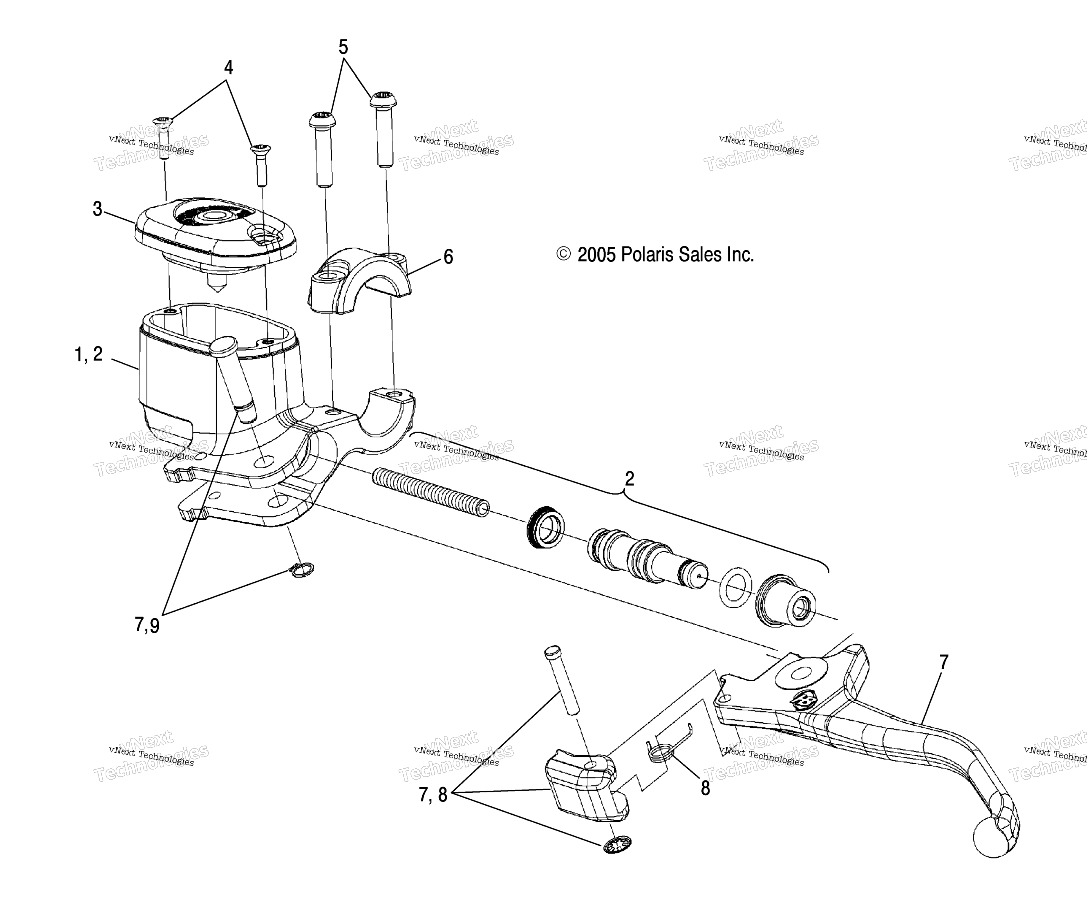 Master Cylinder, Lh / руль / Ld27fb