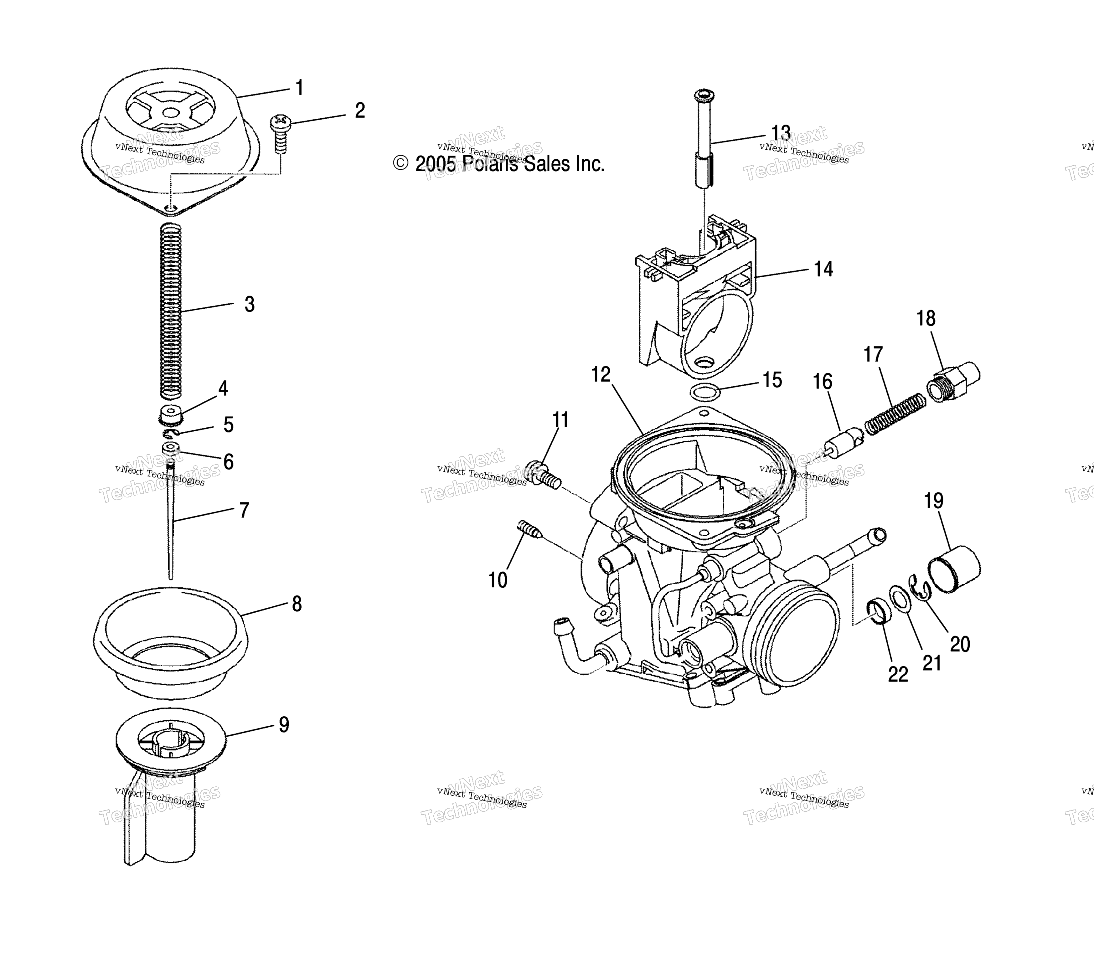 Carburetor, верхний