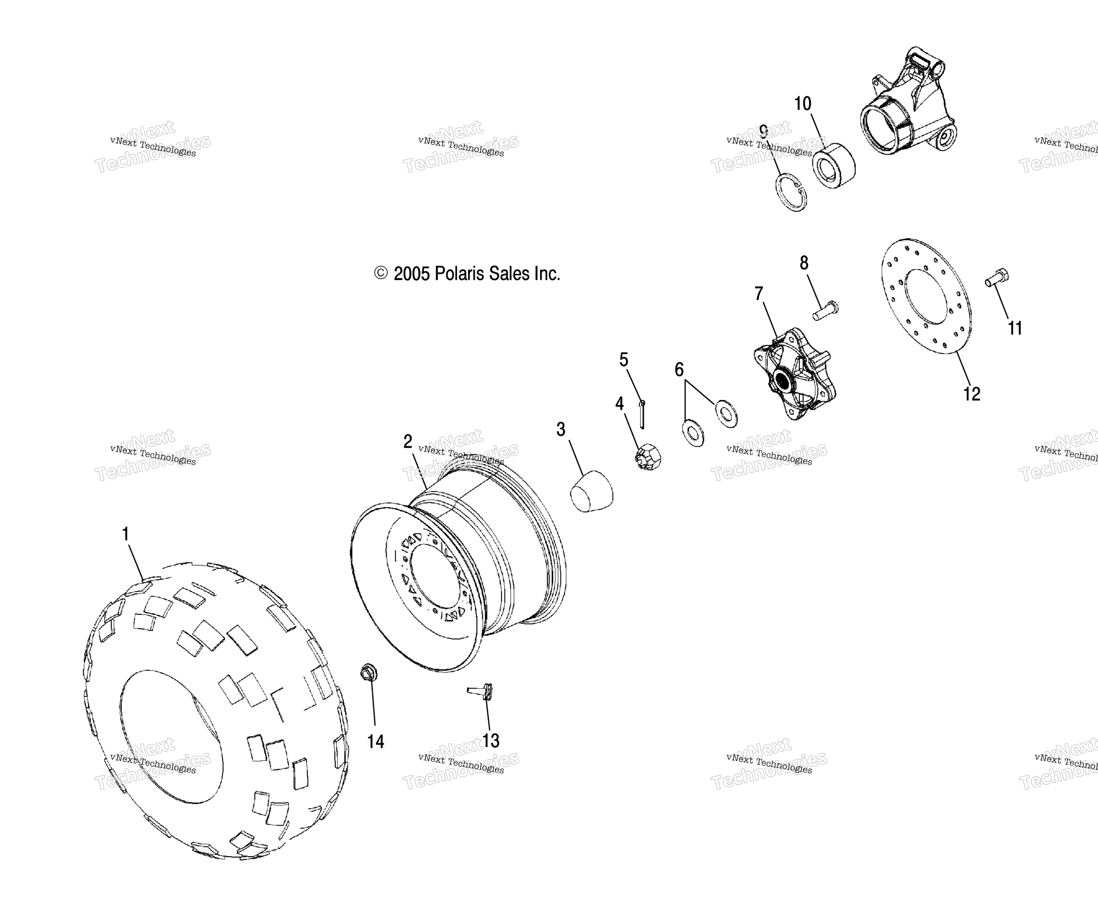Колесо Drive, Rear