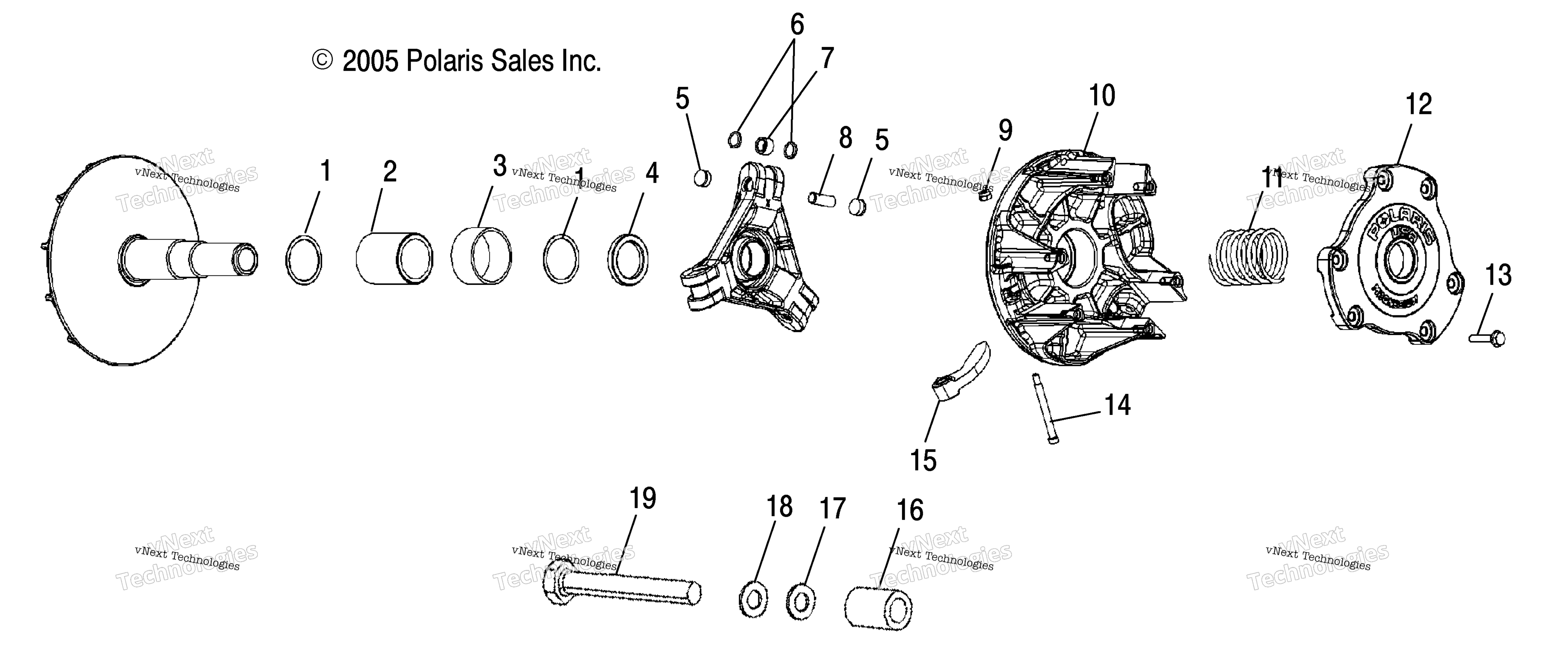 Привод Clutch & Mounting /Aw