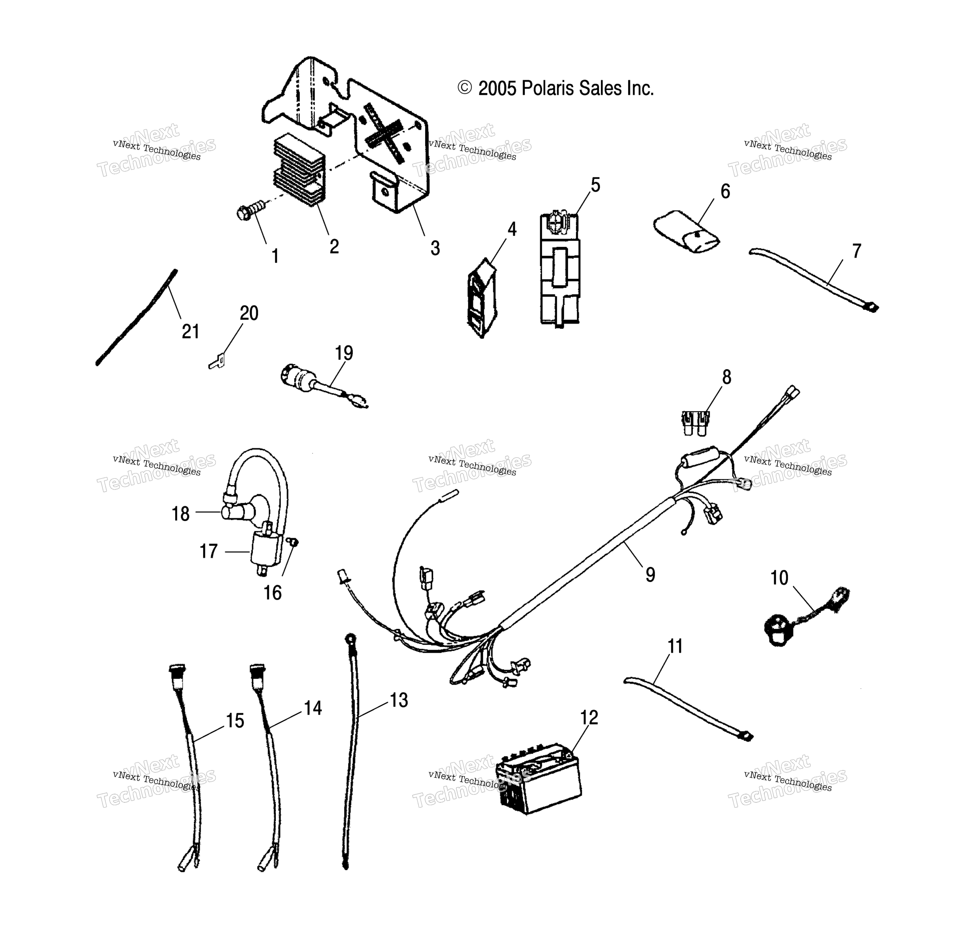 Электрооборудование Parts /Ab/Ac/Le