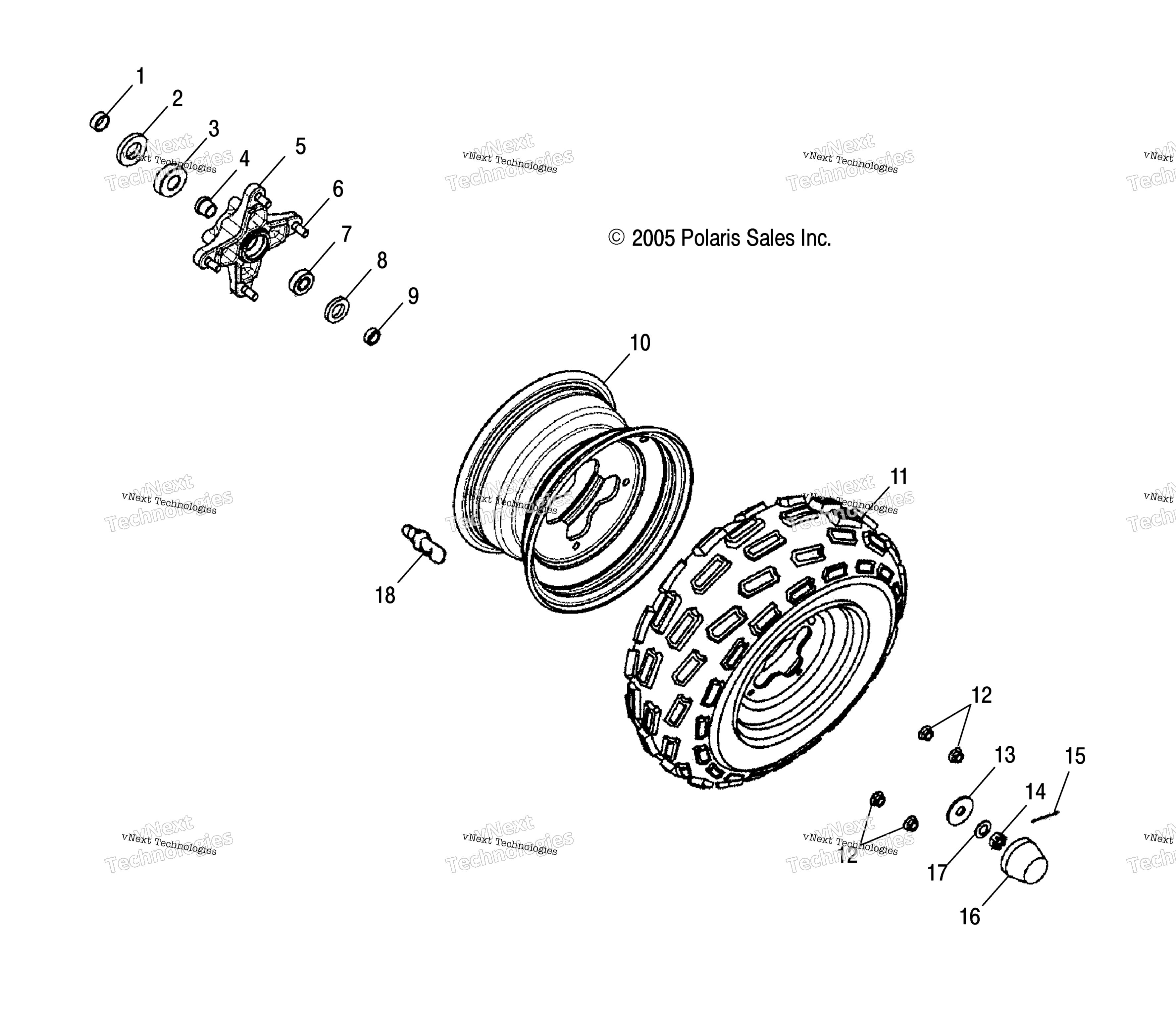 Wheel, передний / Ab / Ac / Le