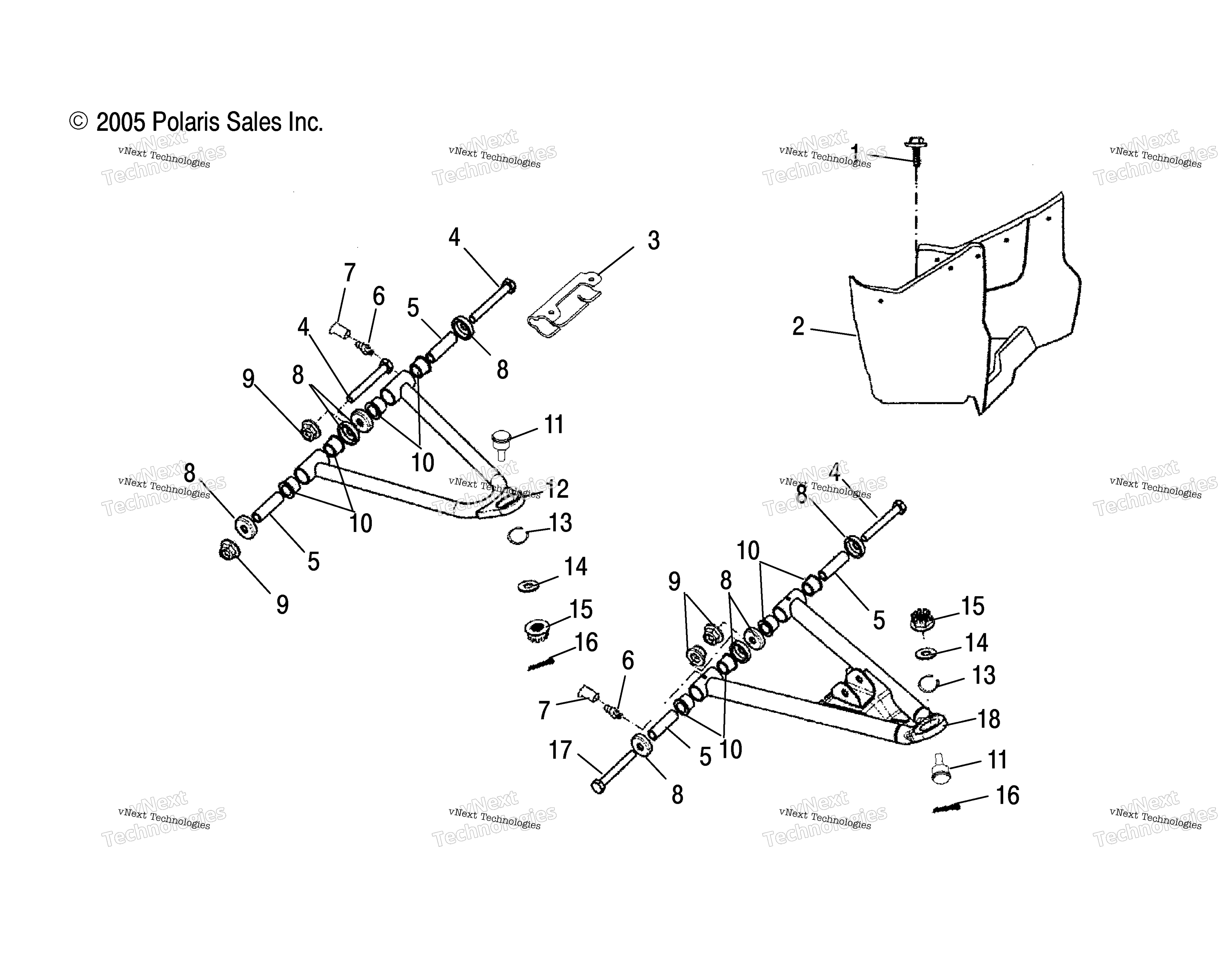 Управление Arm & Footrest /Eb
