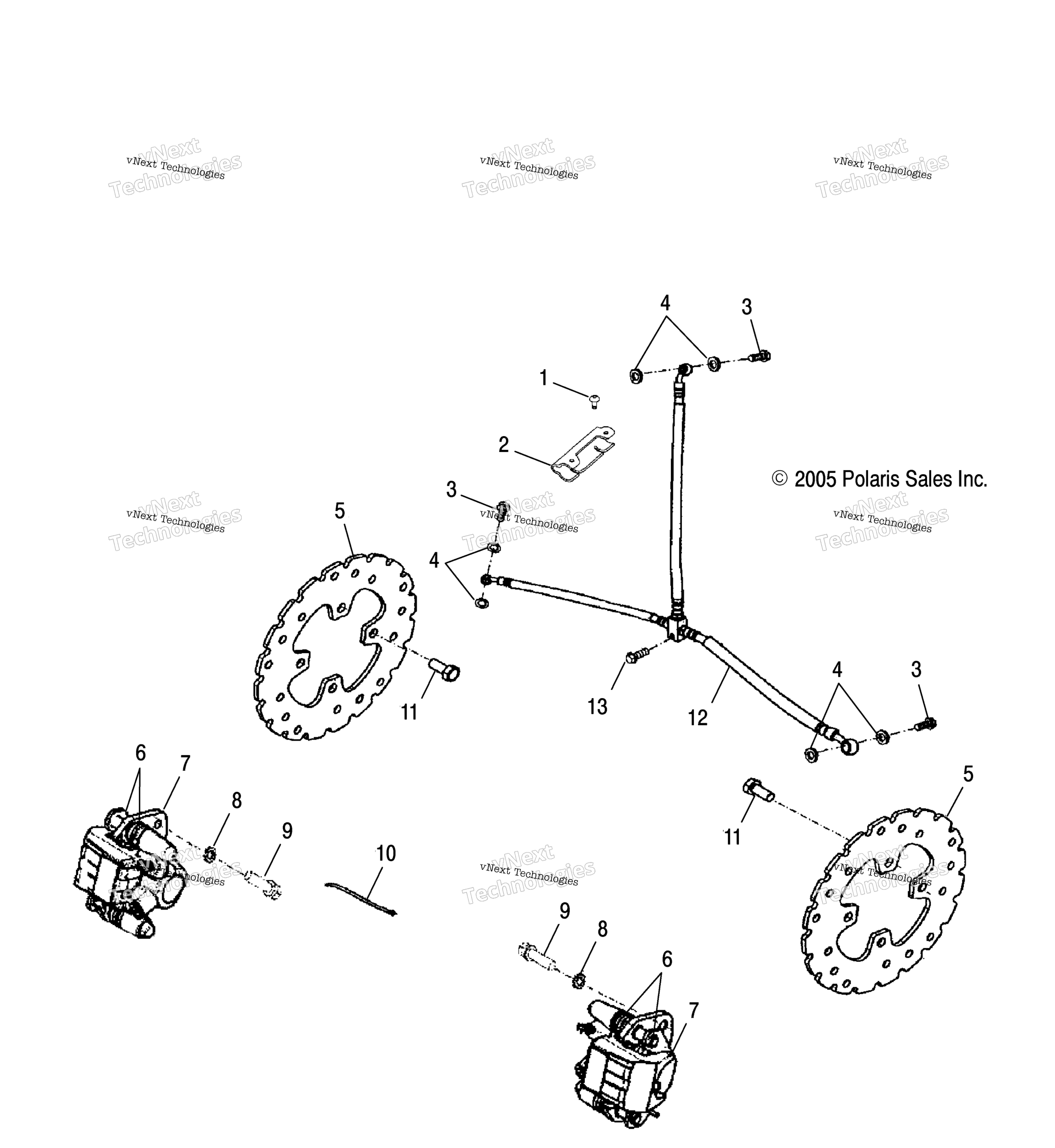 Brake, передний / Vb