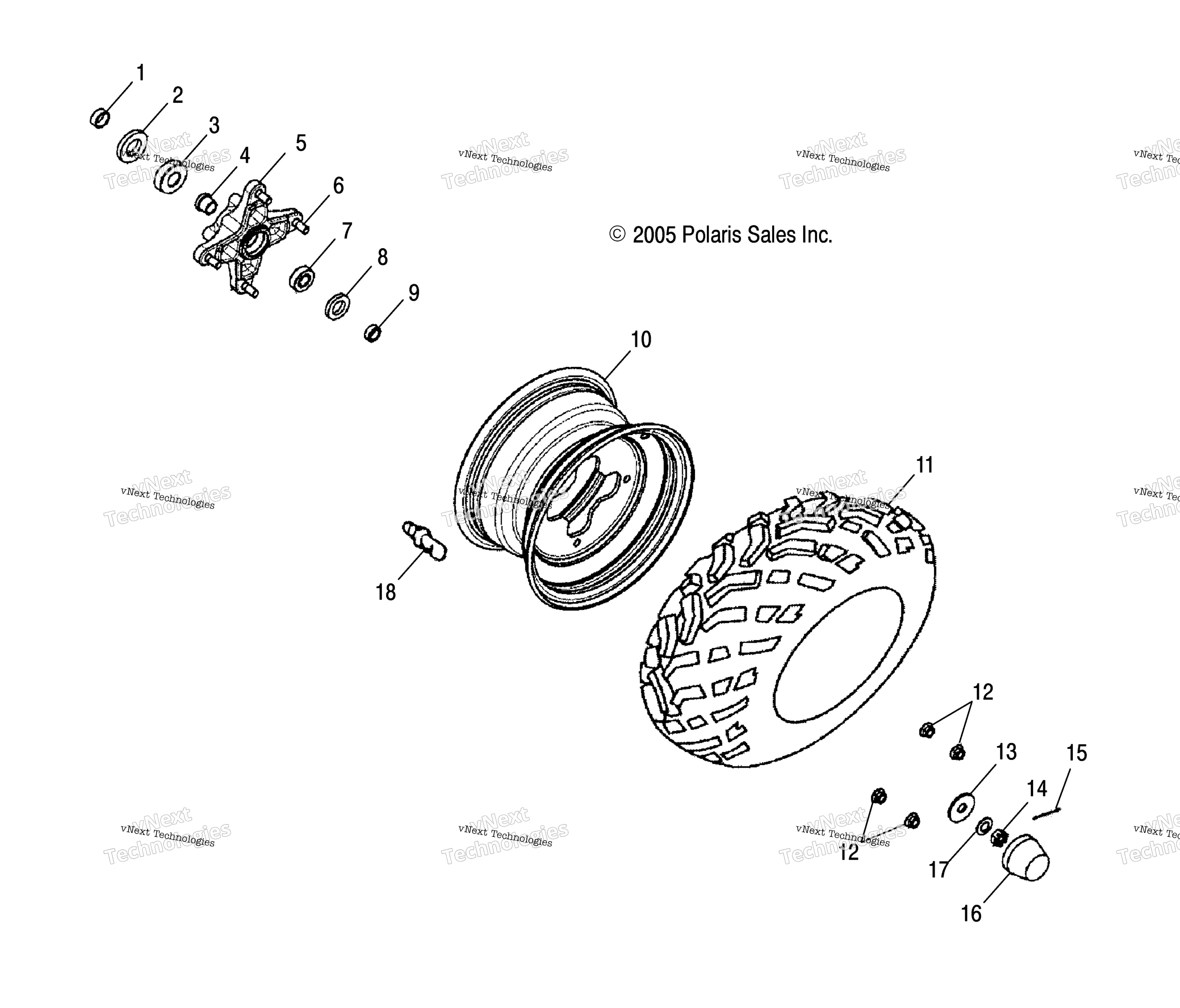 Wheel, передний / Vb