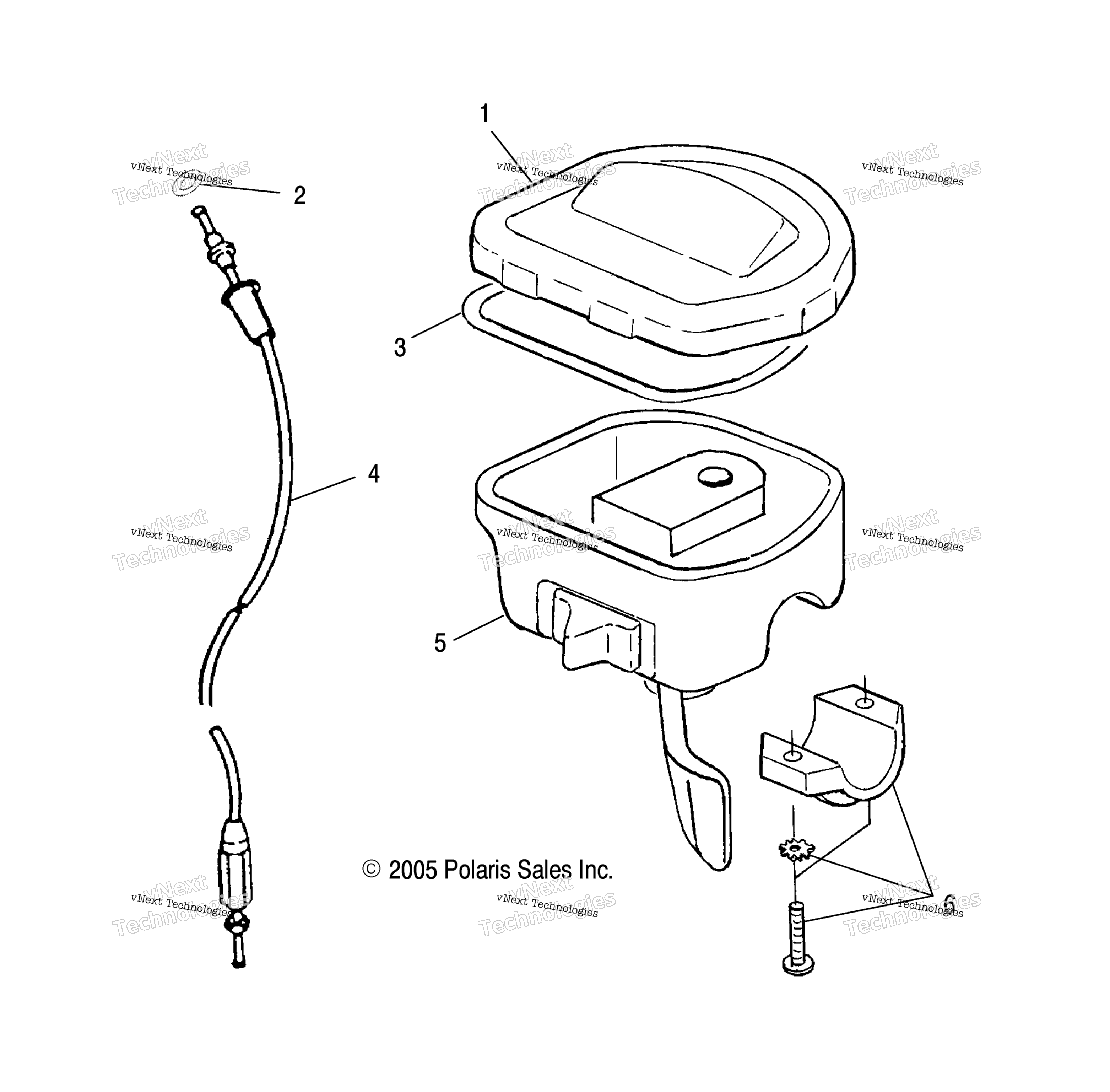 Controls, Throttle Asm / Cable