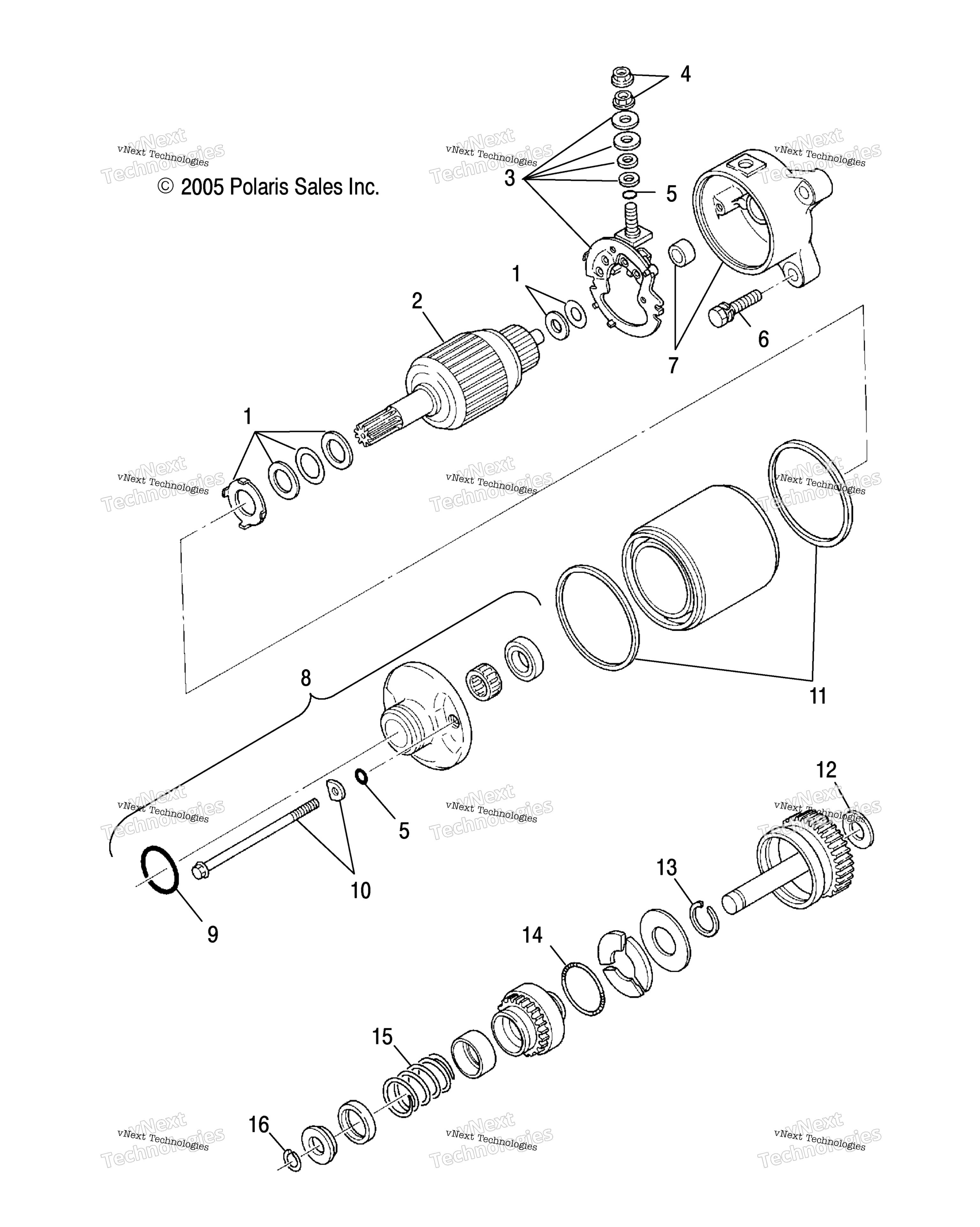 двигатель Starting Motor