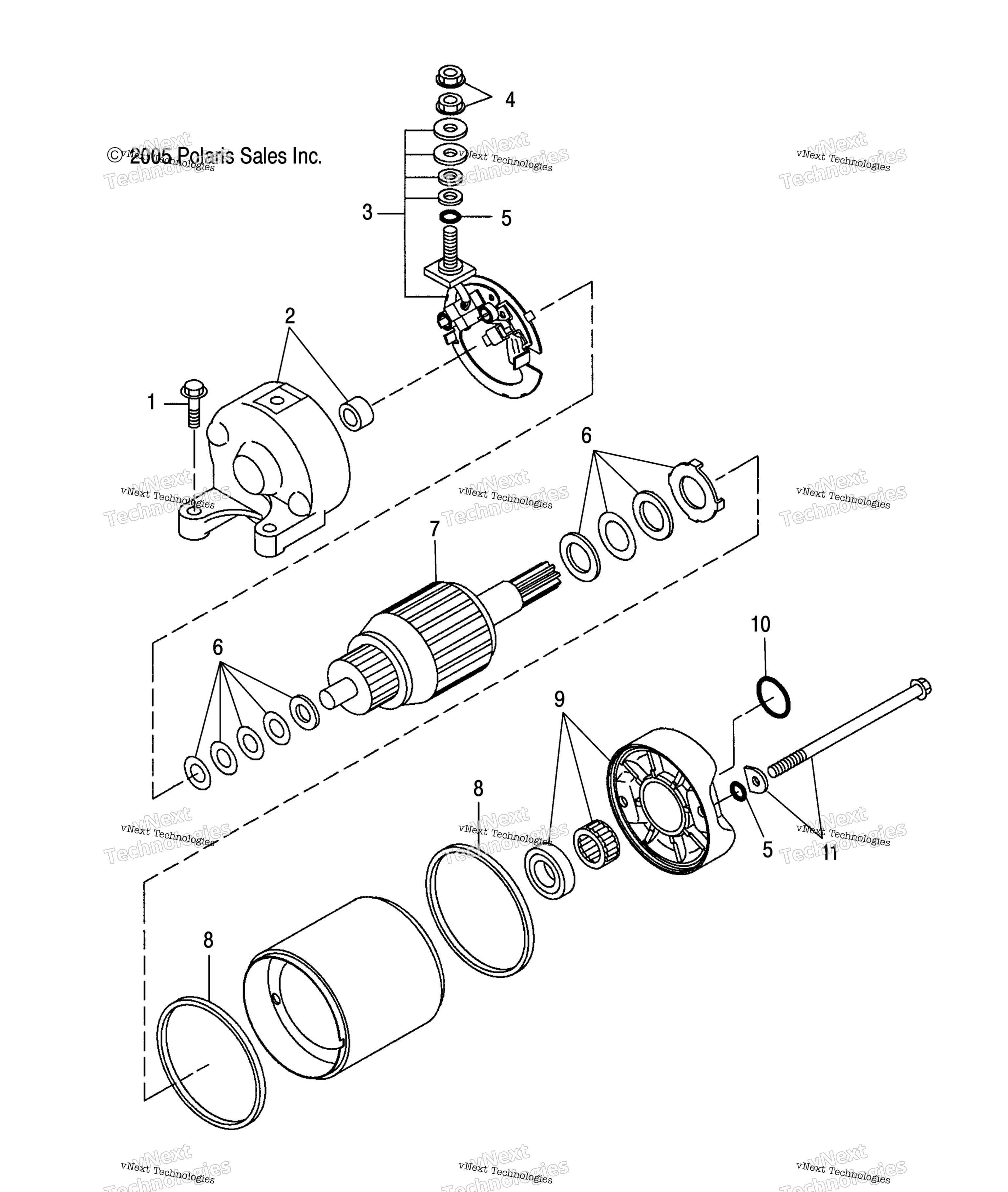 двигатель Starting Motor
