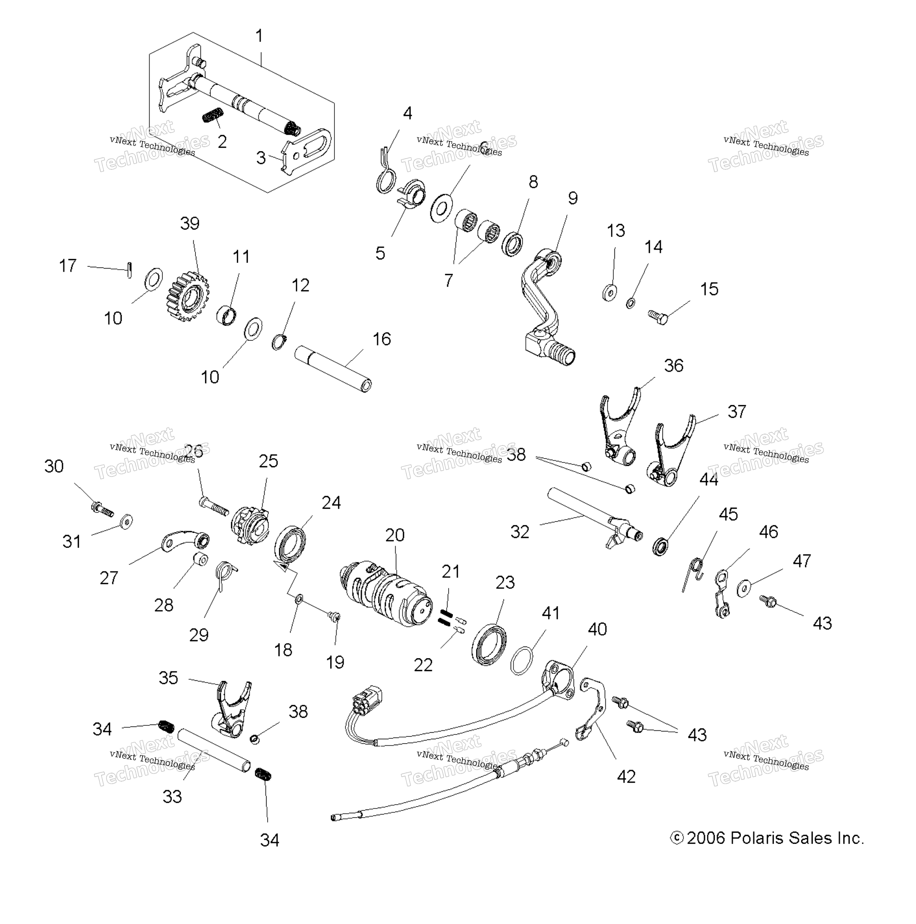 двигатель Shifting Mechanism