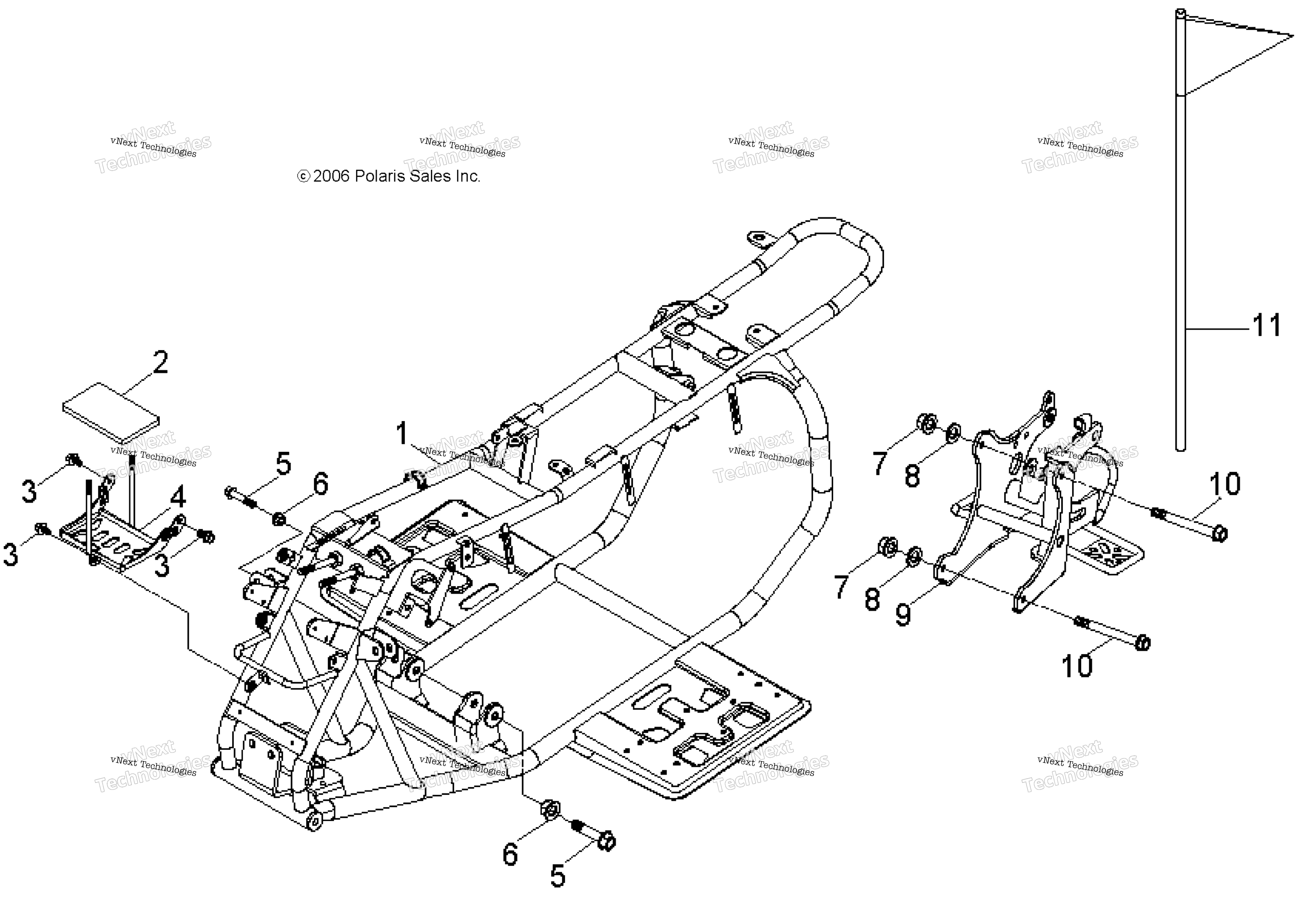Рама Body/Swing Arm