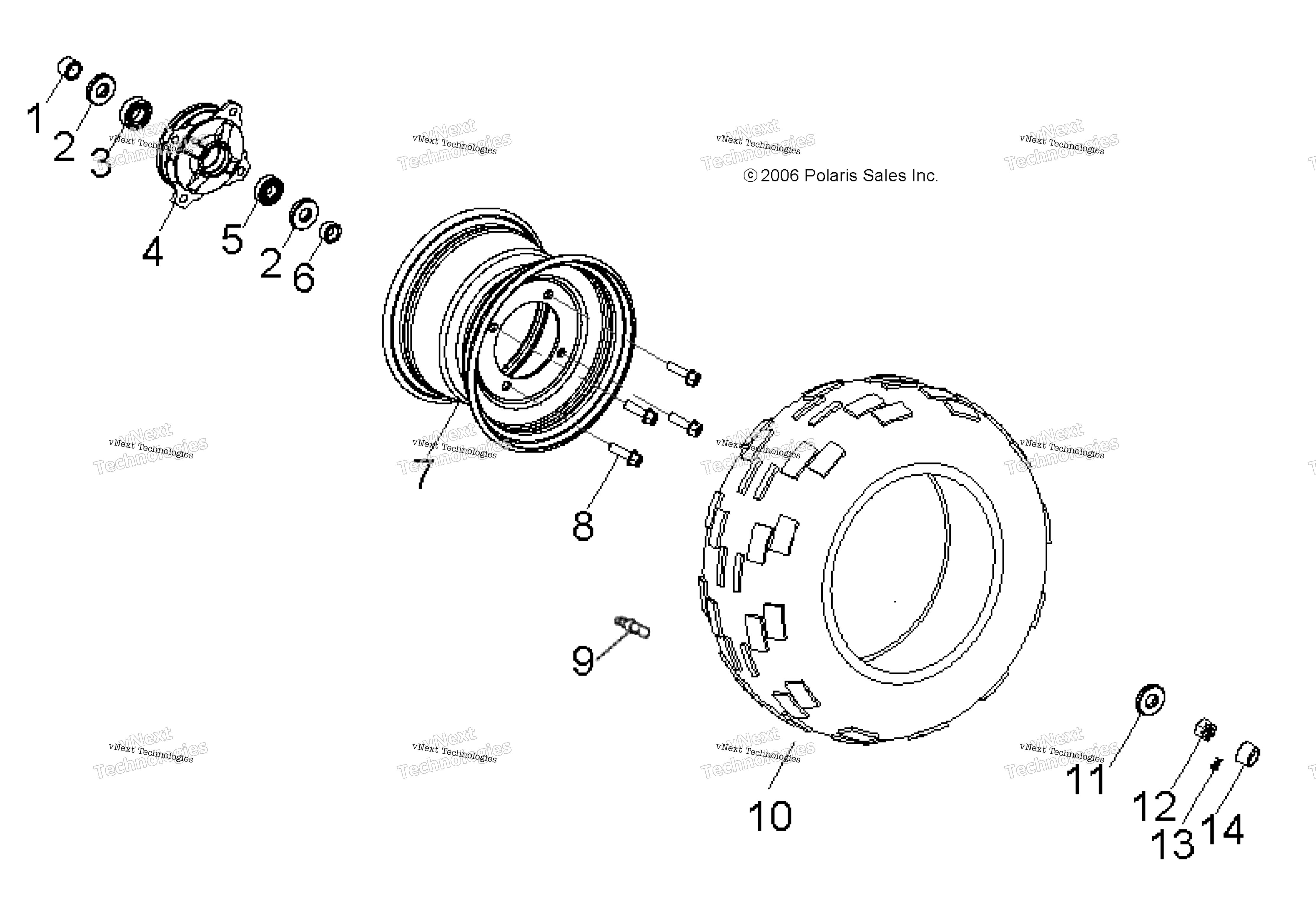 Wheel, передний