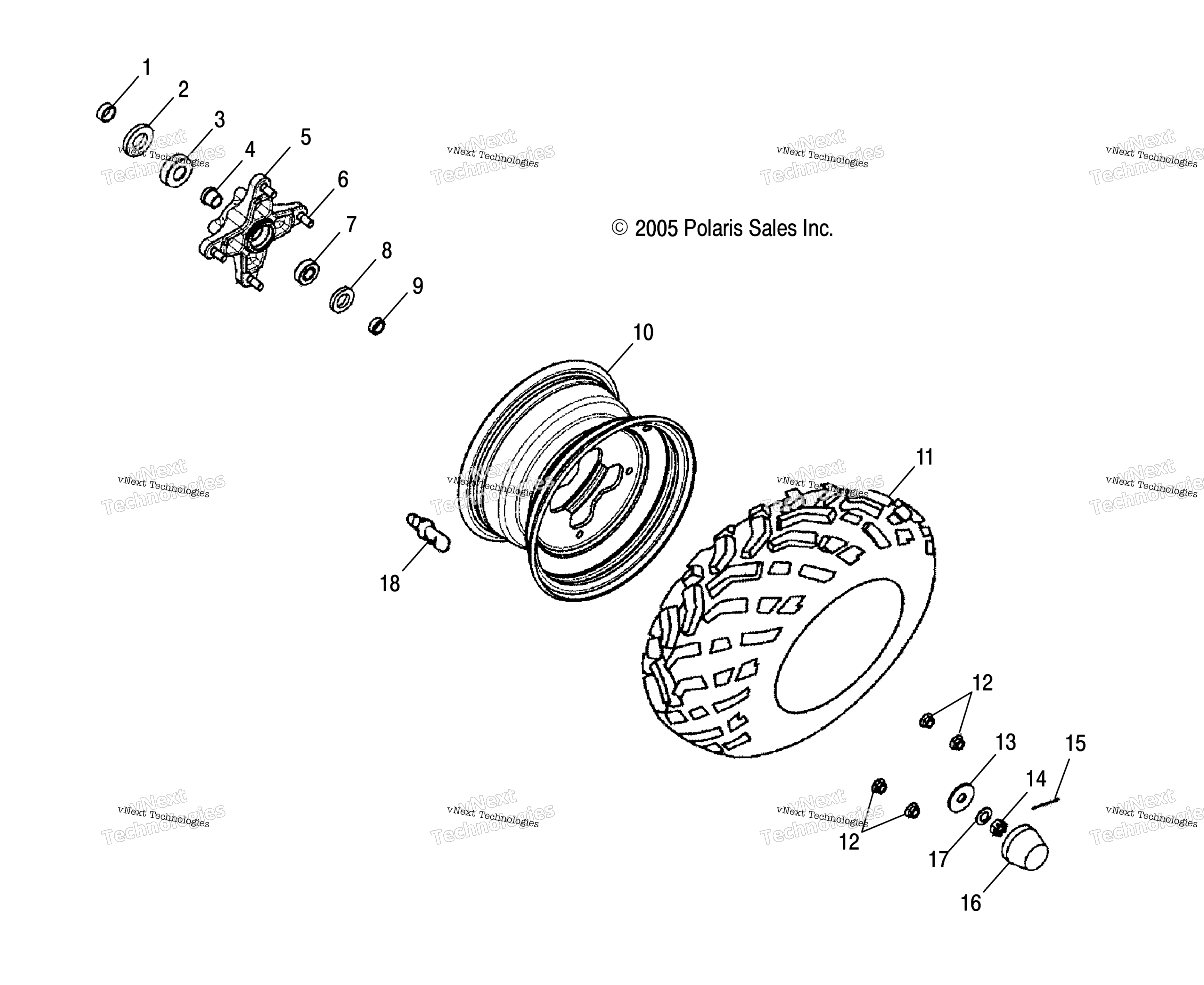 Wheel, передний