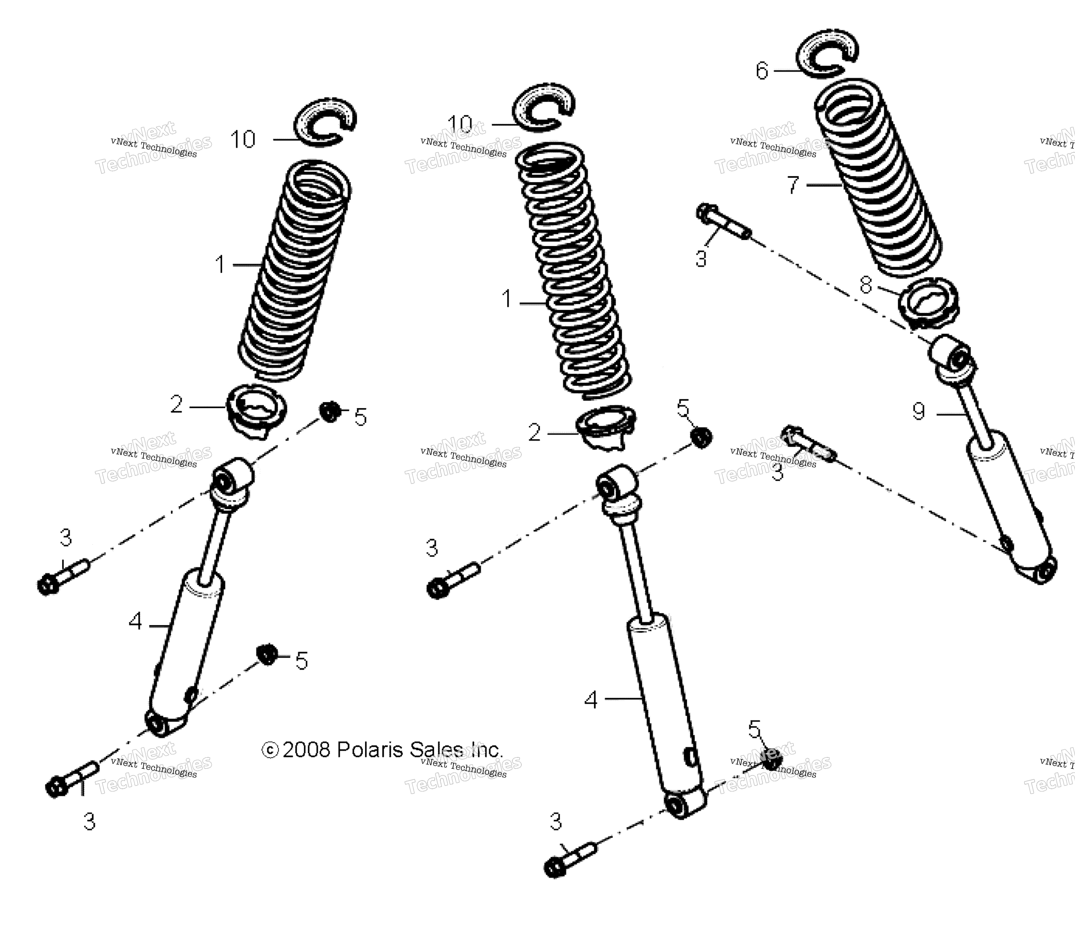 Suspension, Shocks A08ka09ab / Ad