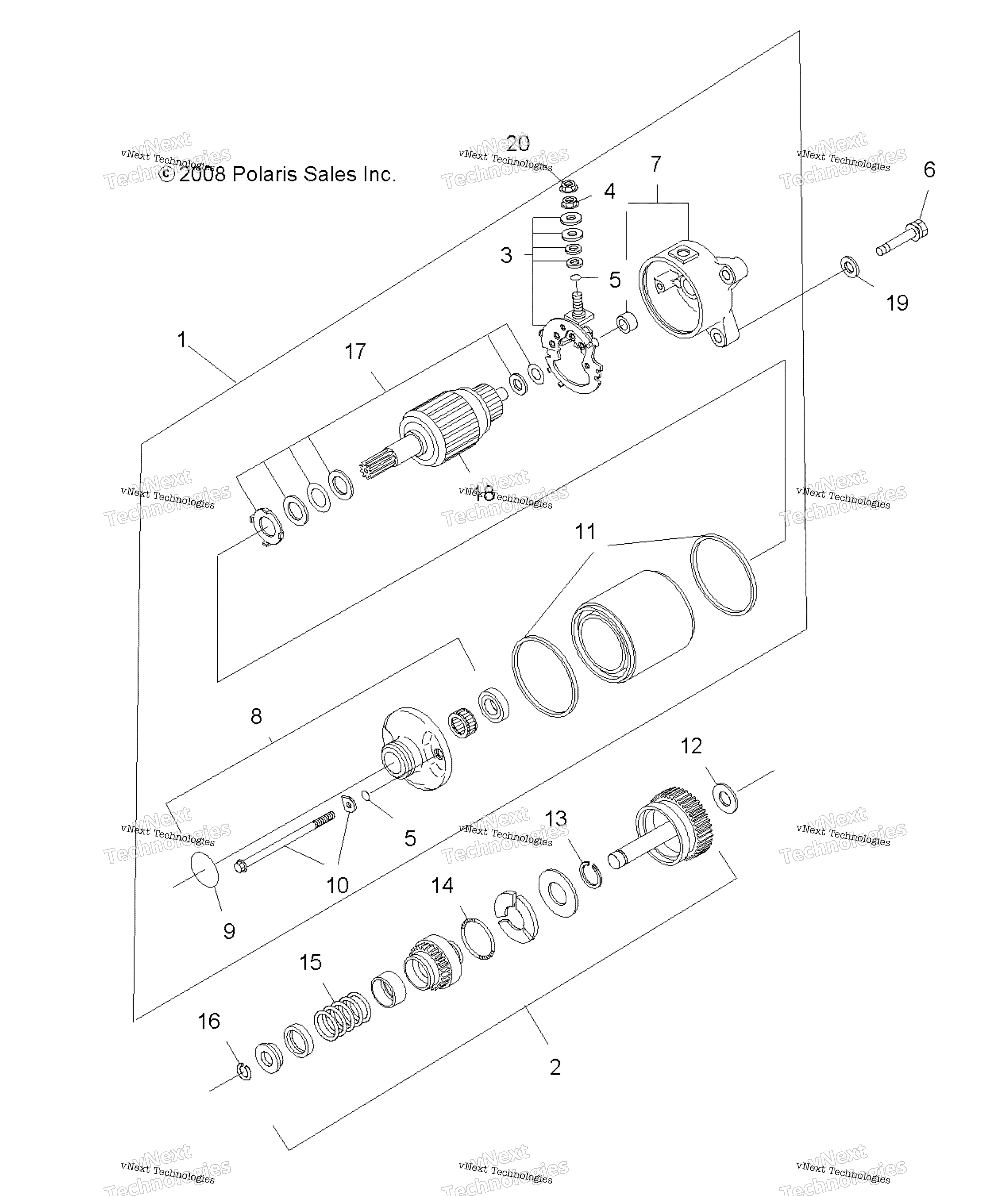 Engine, Starting система