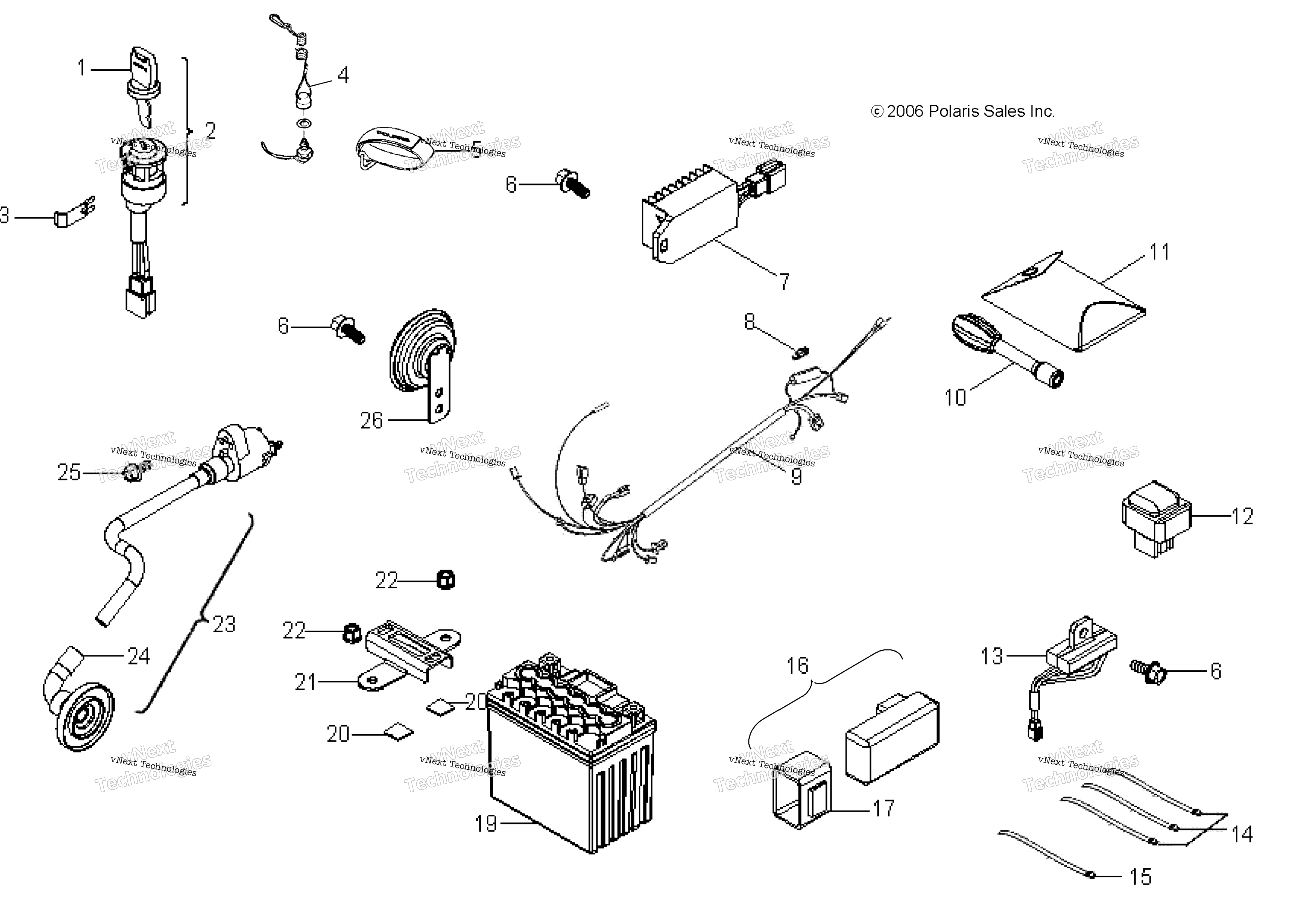 Electrical, Switches, жгут & Parts