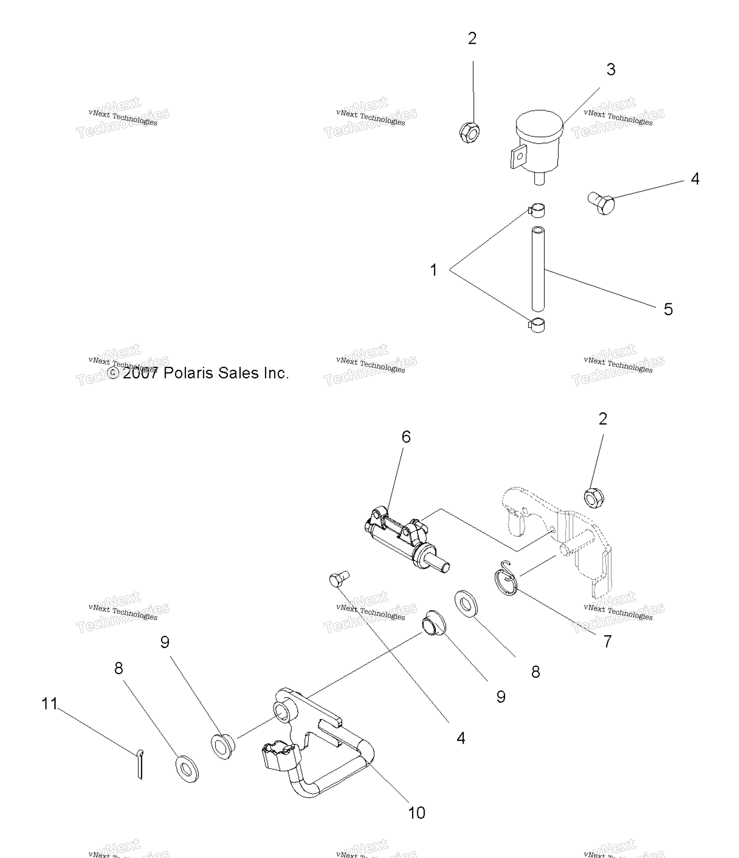 Brakes, тормоз Pedal & задний Master цилиндр