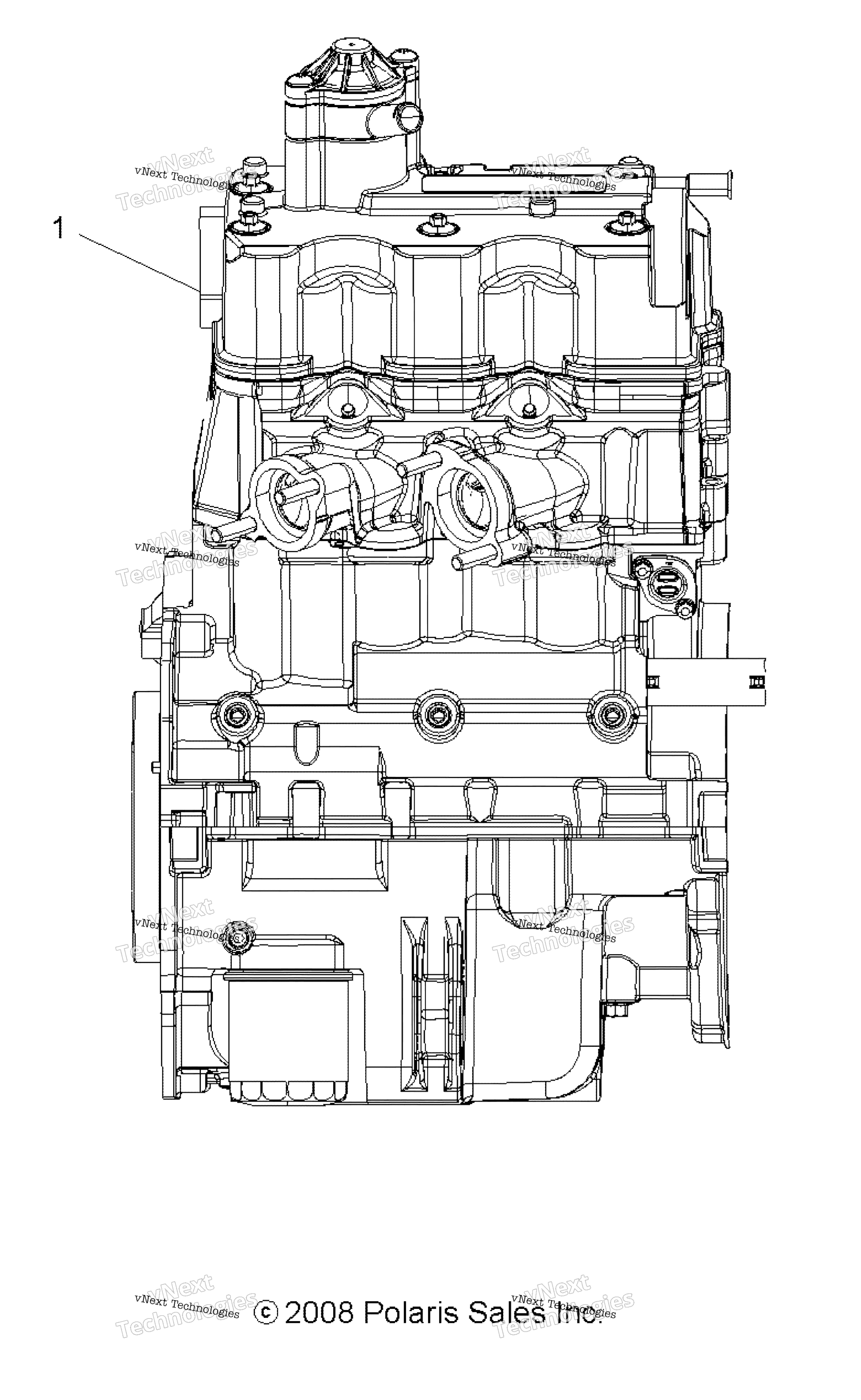 двигатель Short Block A09zx85fs