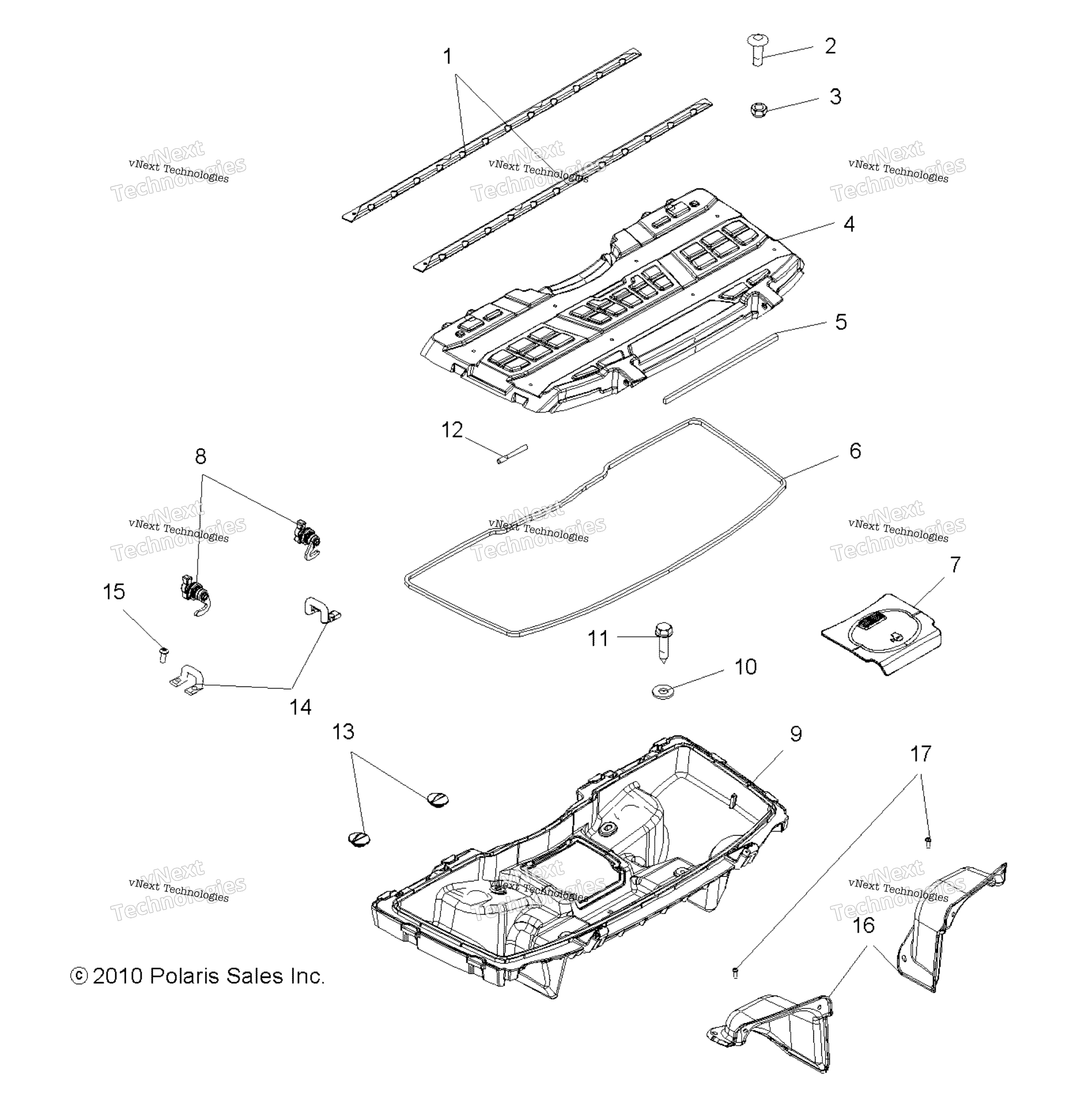 Body, передний Storage Box