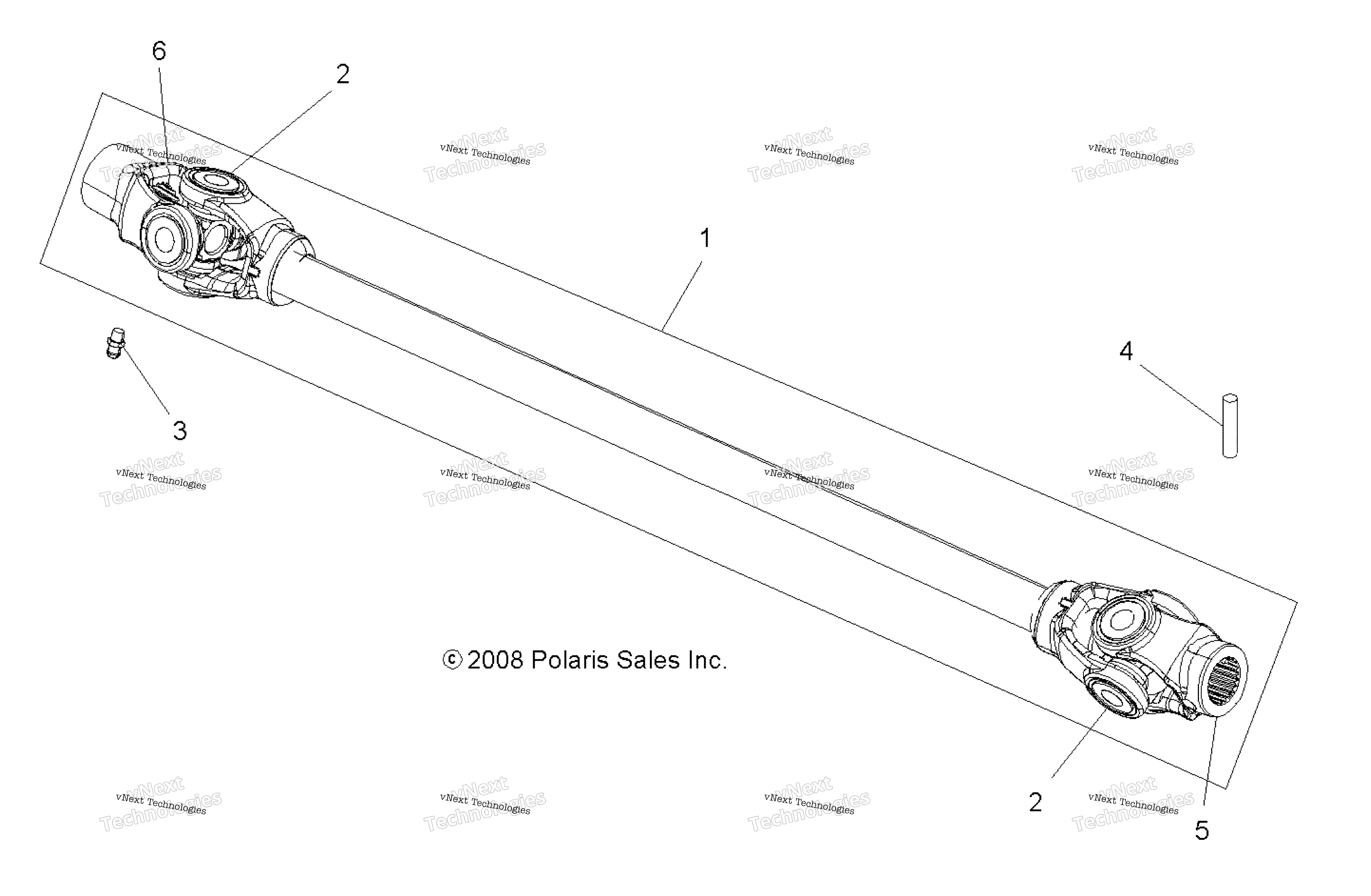 Привод Train, Prop Shaft, Front