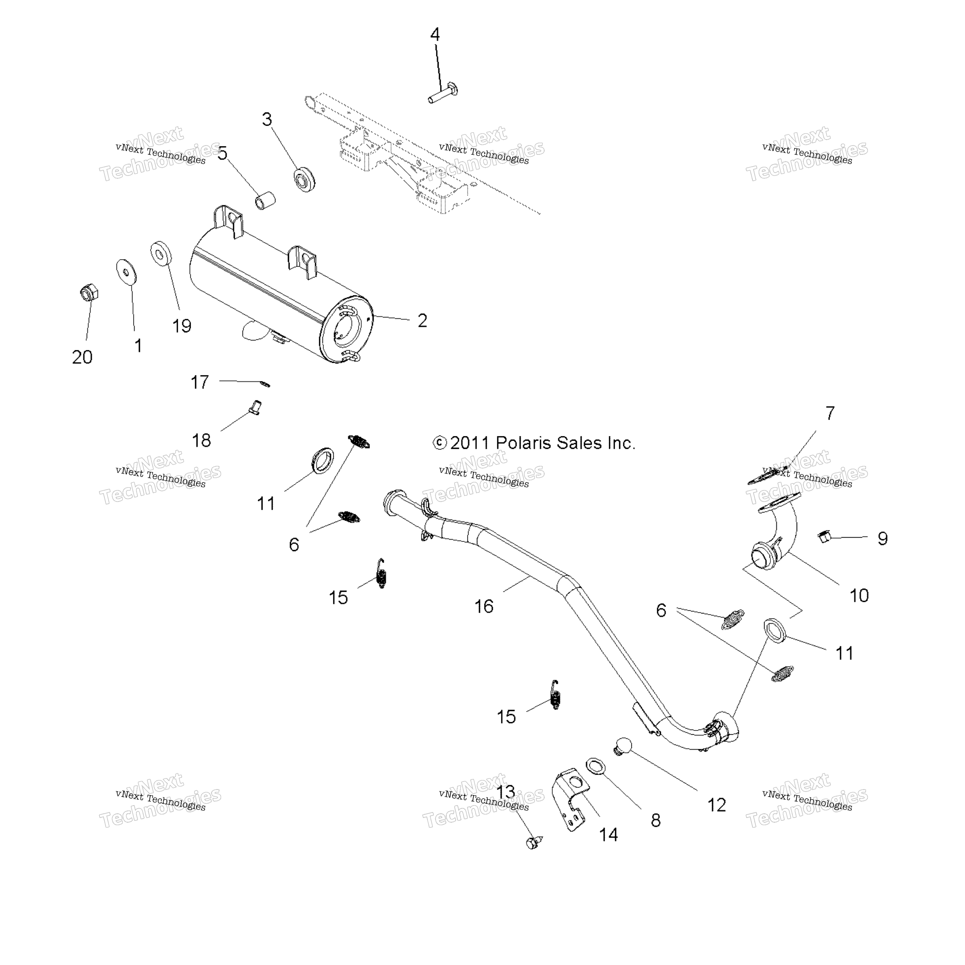 Двигатель, выхлоп