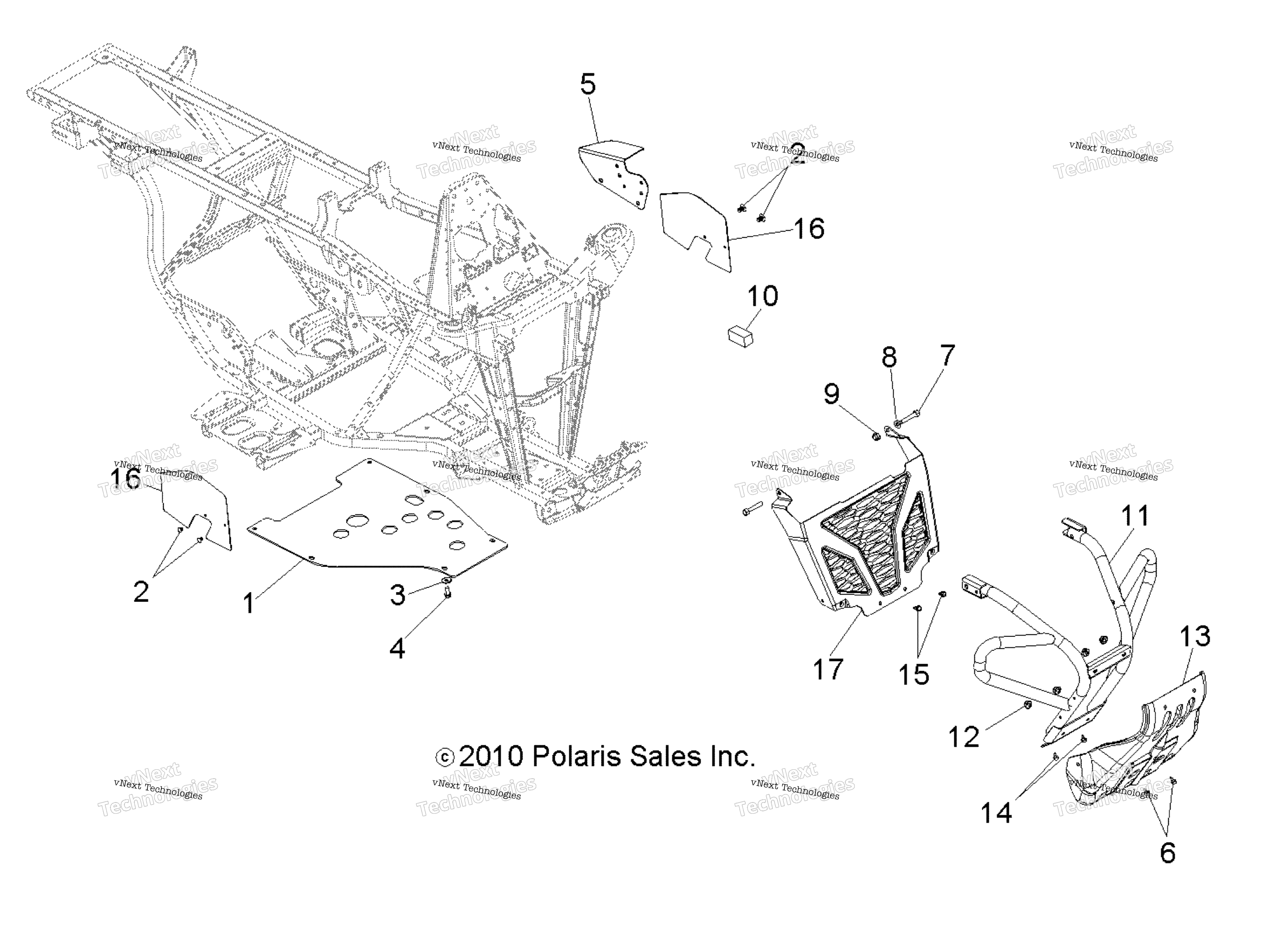 Chassis, передний Bumper