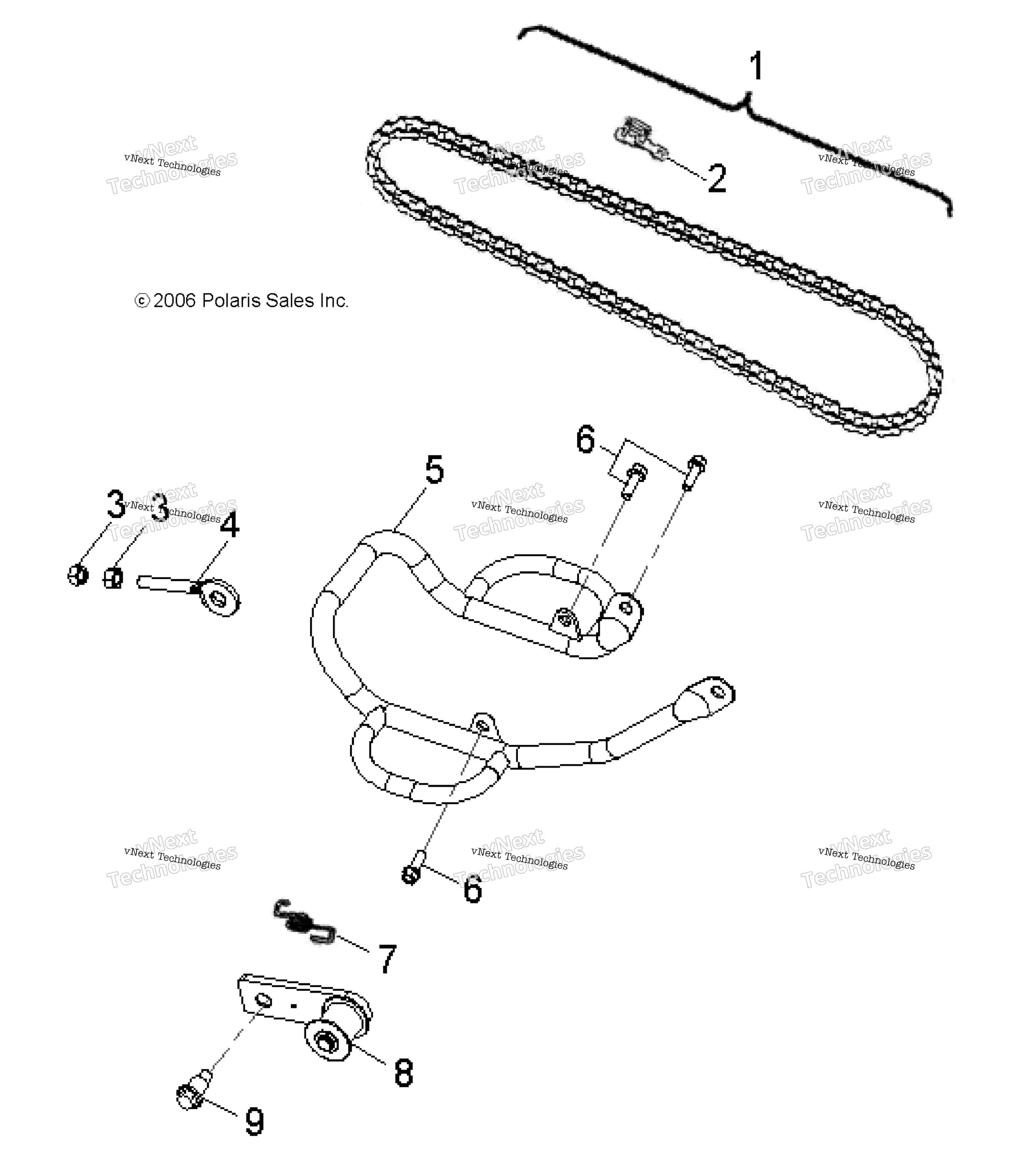 Привод Train, Drive Chain & Guard