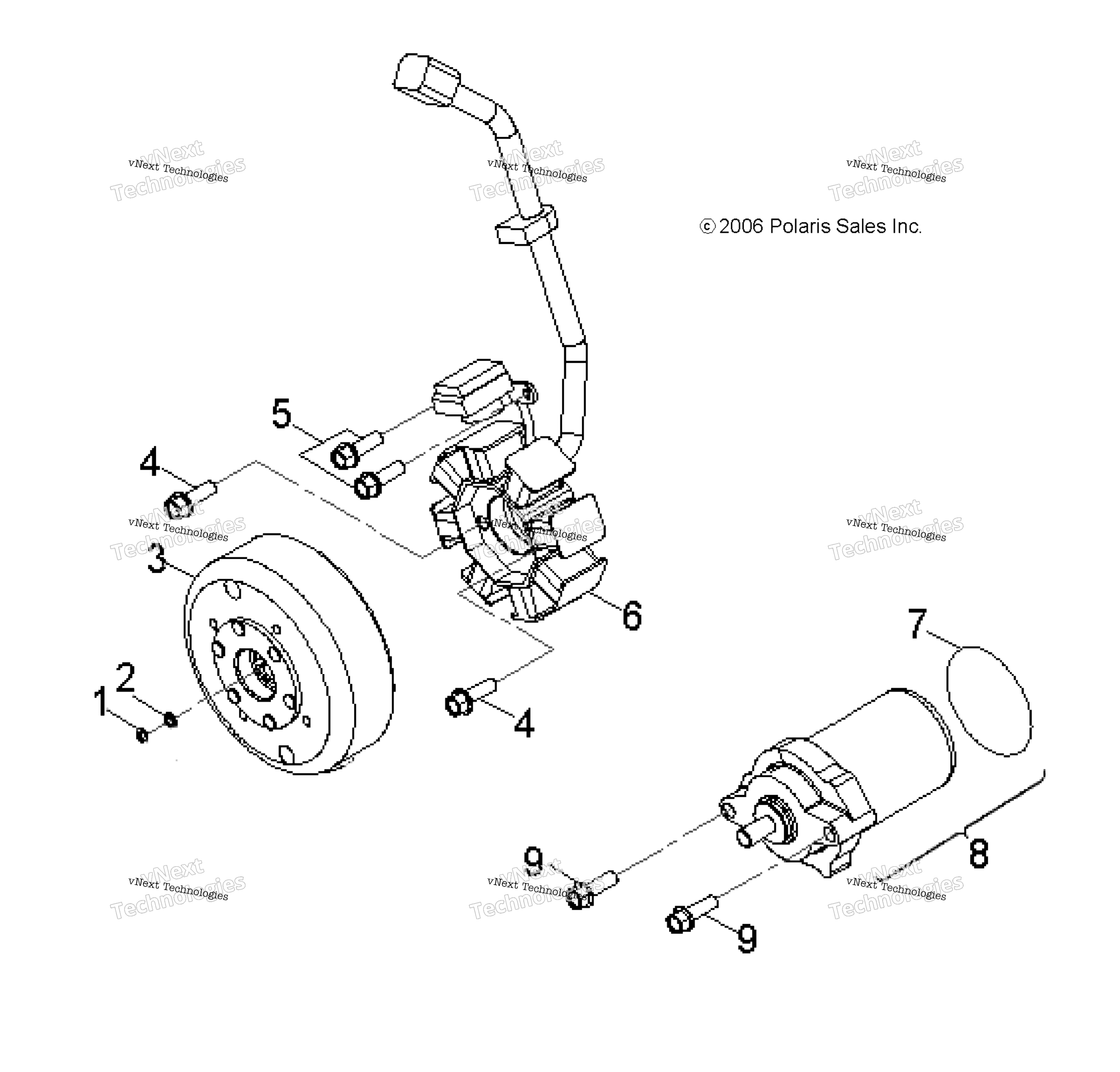 двигатель Generator & Starting Motor