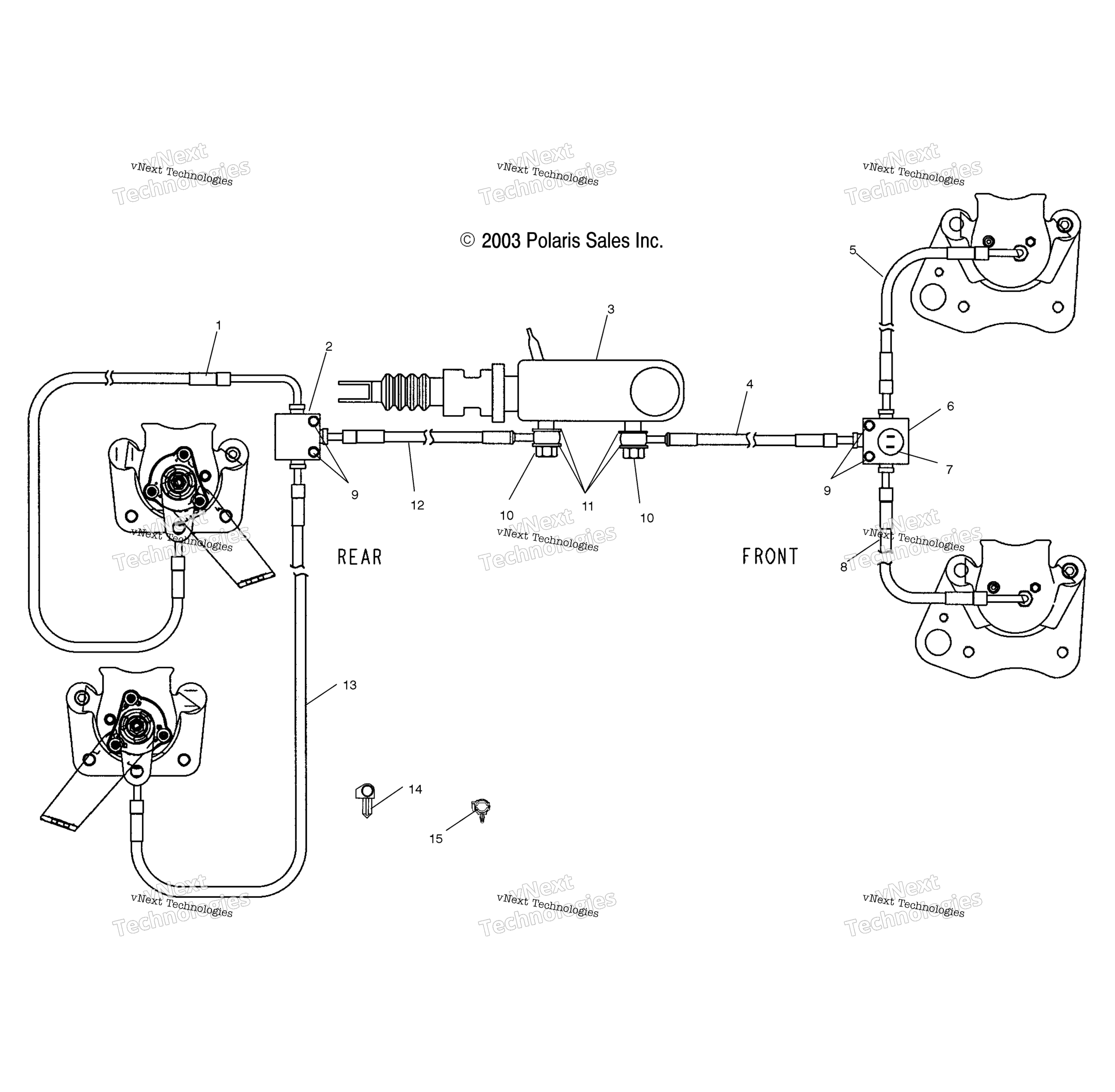 Тормоз Lines/Master Cylinder /A04rd50aa/Ab/Ac/A04rf50aa