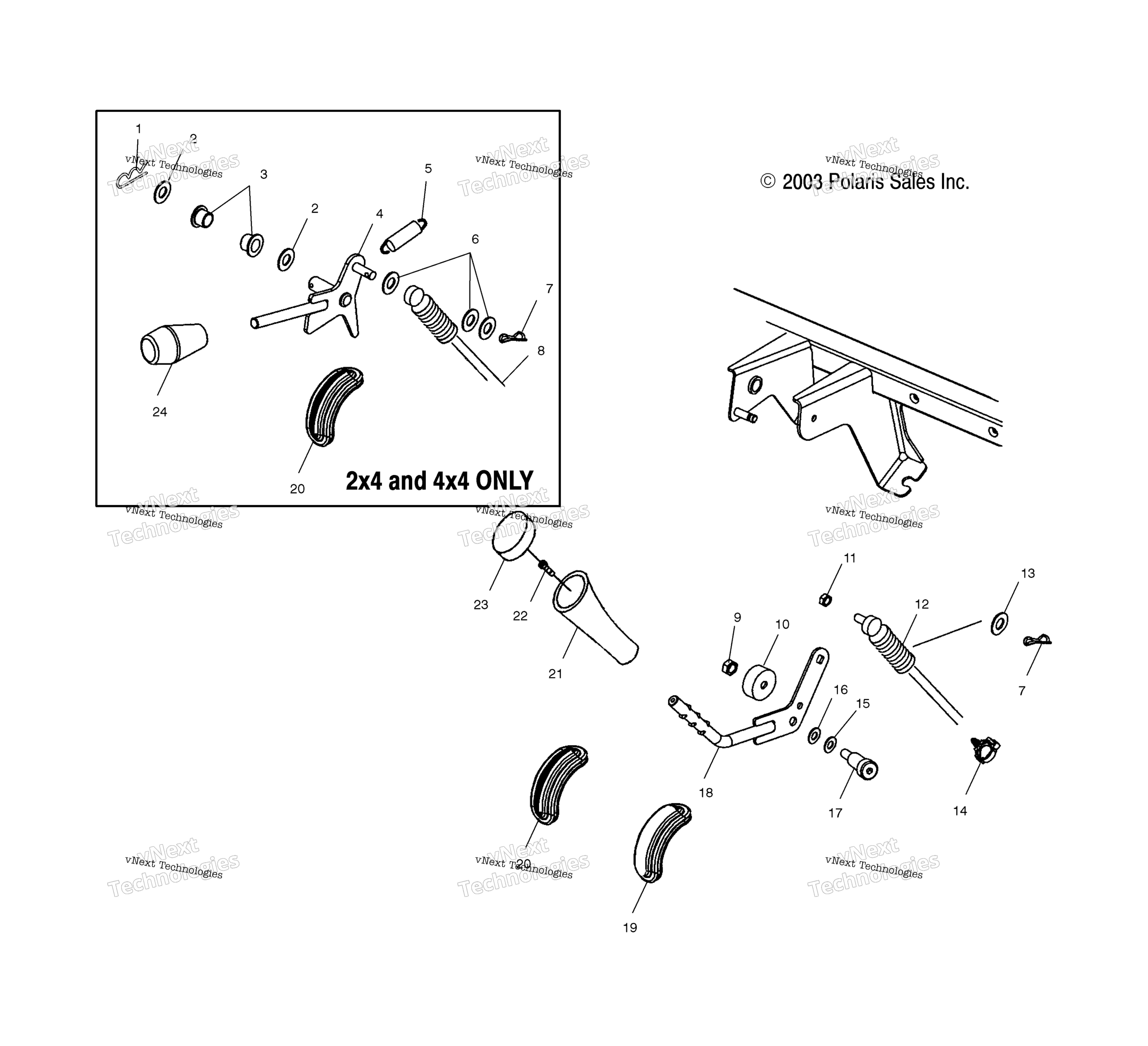 Передача Selector/Differential Lock /A04rd50aa/Ab/Ac/A04rf50aa