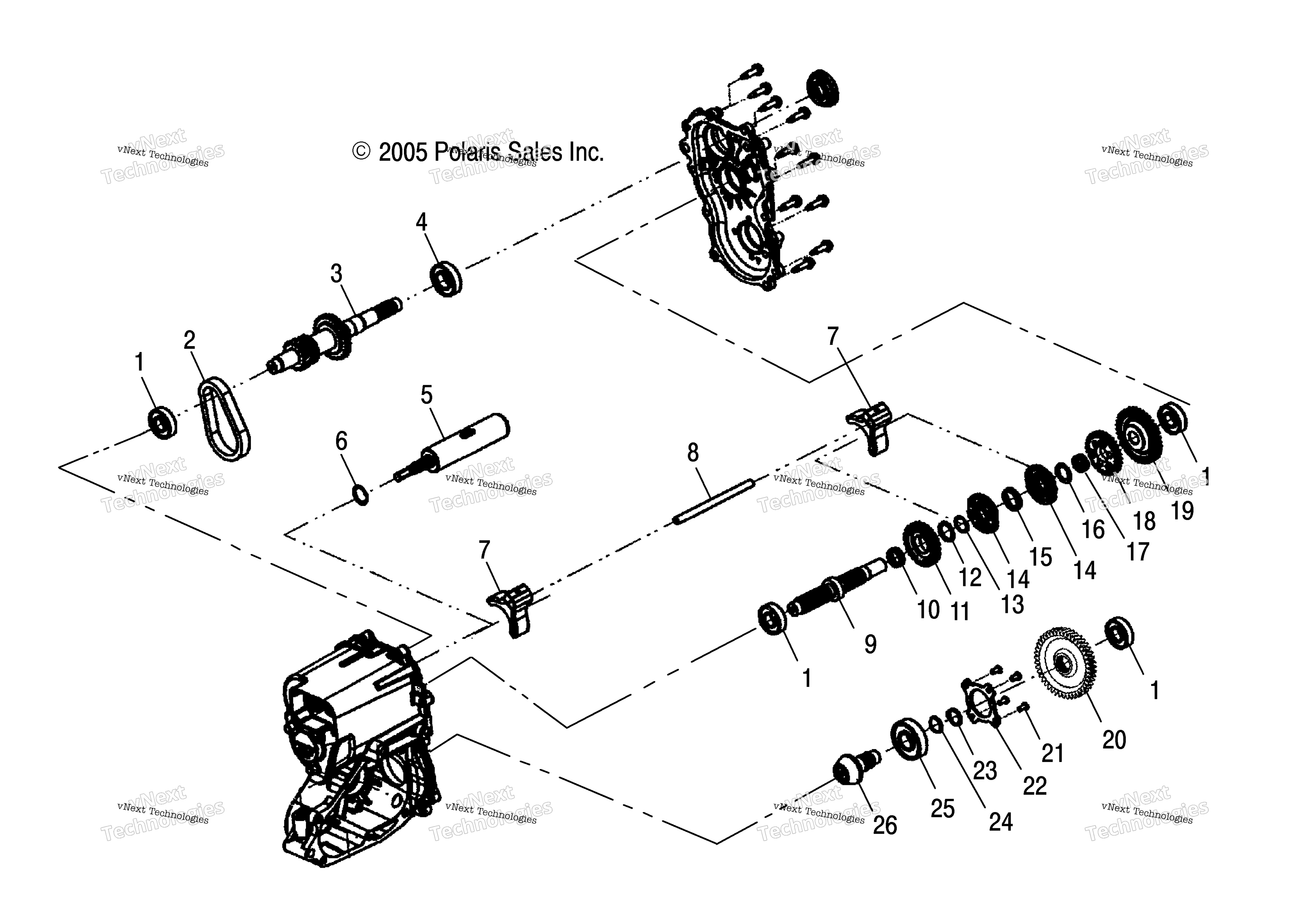 Gearcase Internal