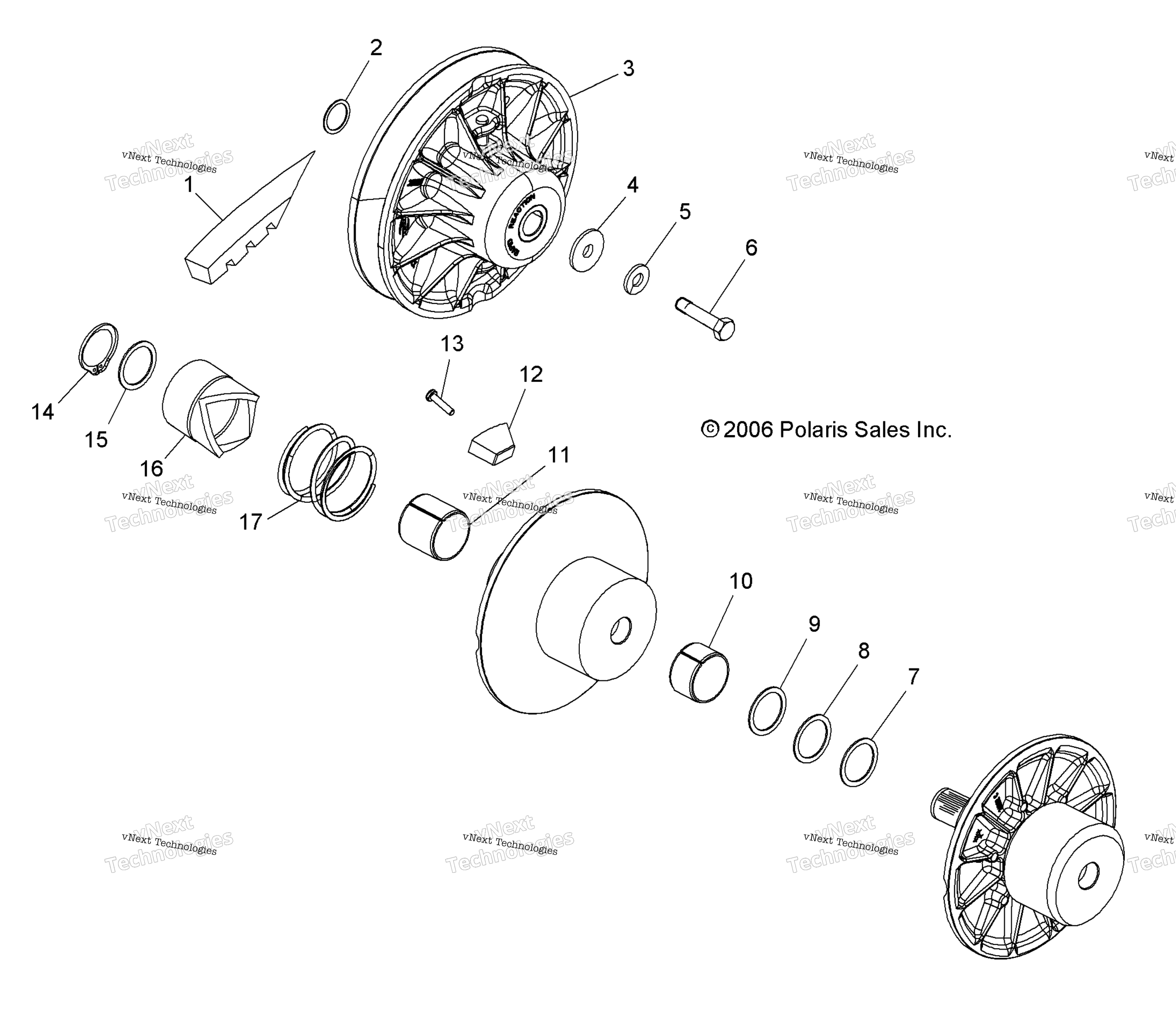 Ведомый Clutch R06rd50ab/Ac