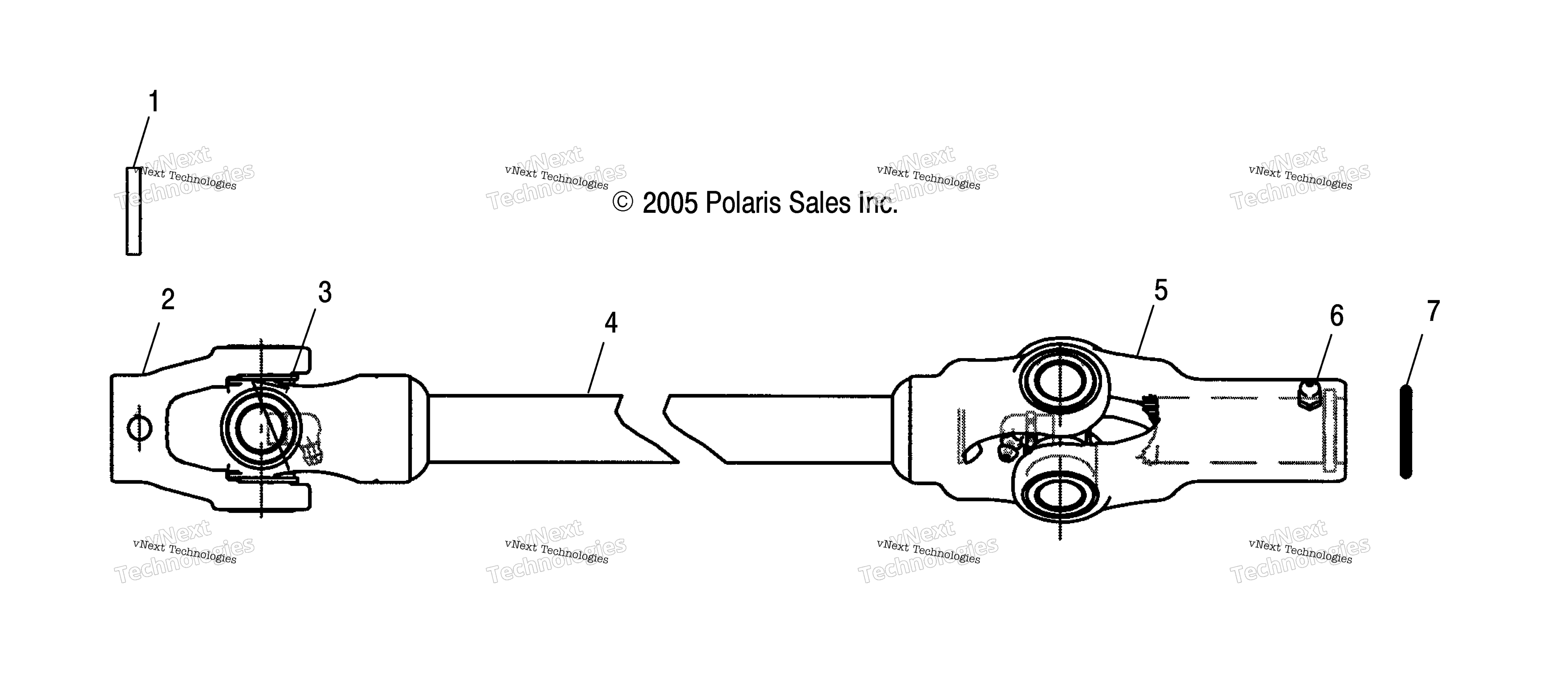Prop Shaft, передний R06rd50ab / Ac