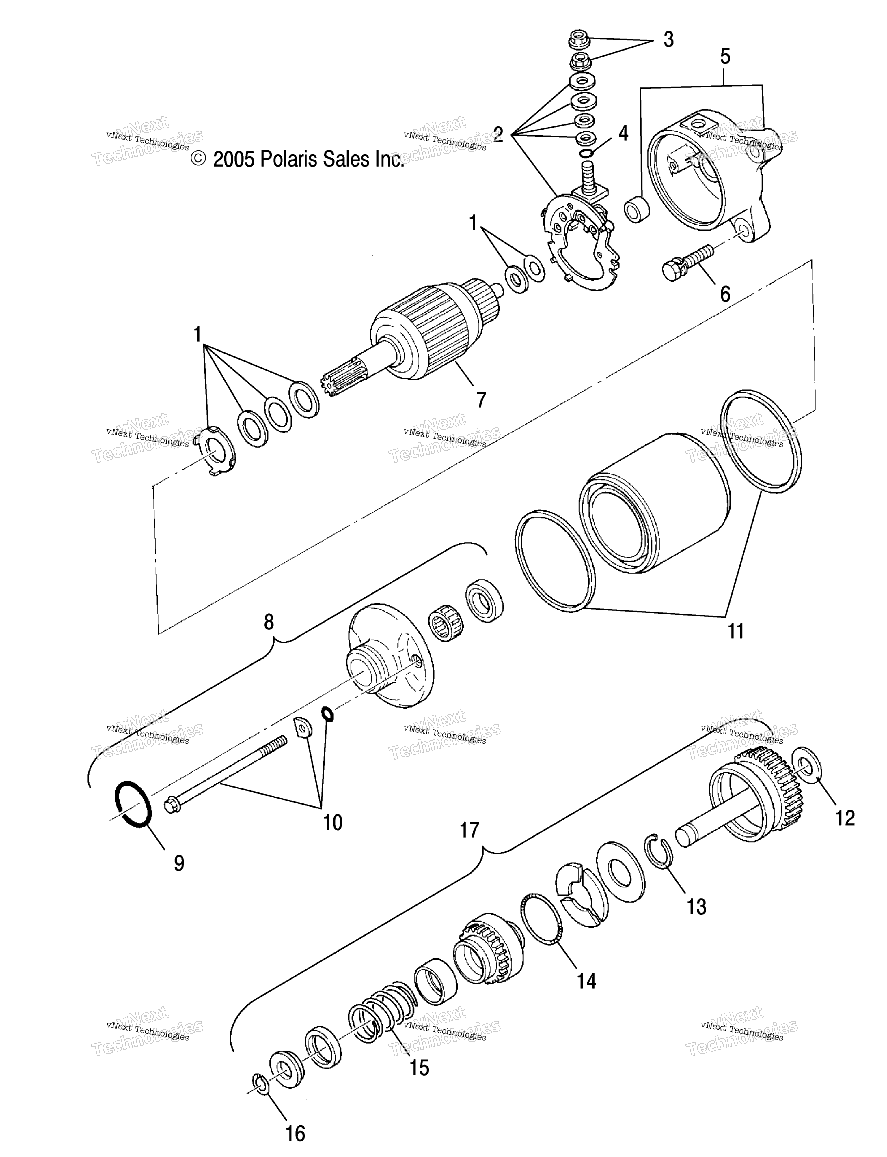 Пусковая система Motor R06rd50ab/Ac