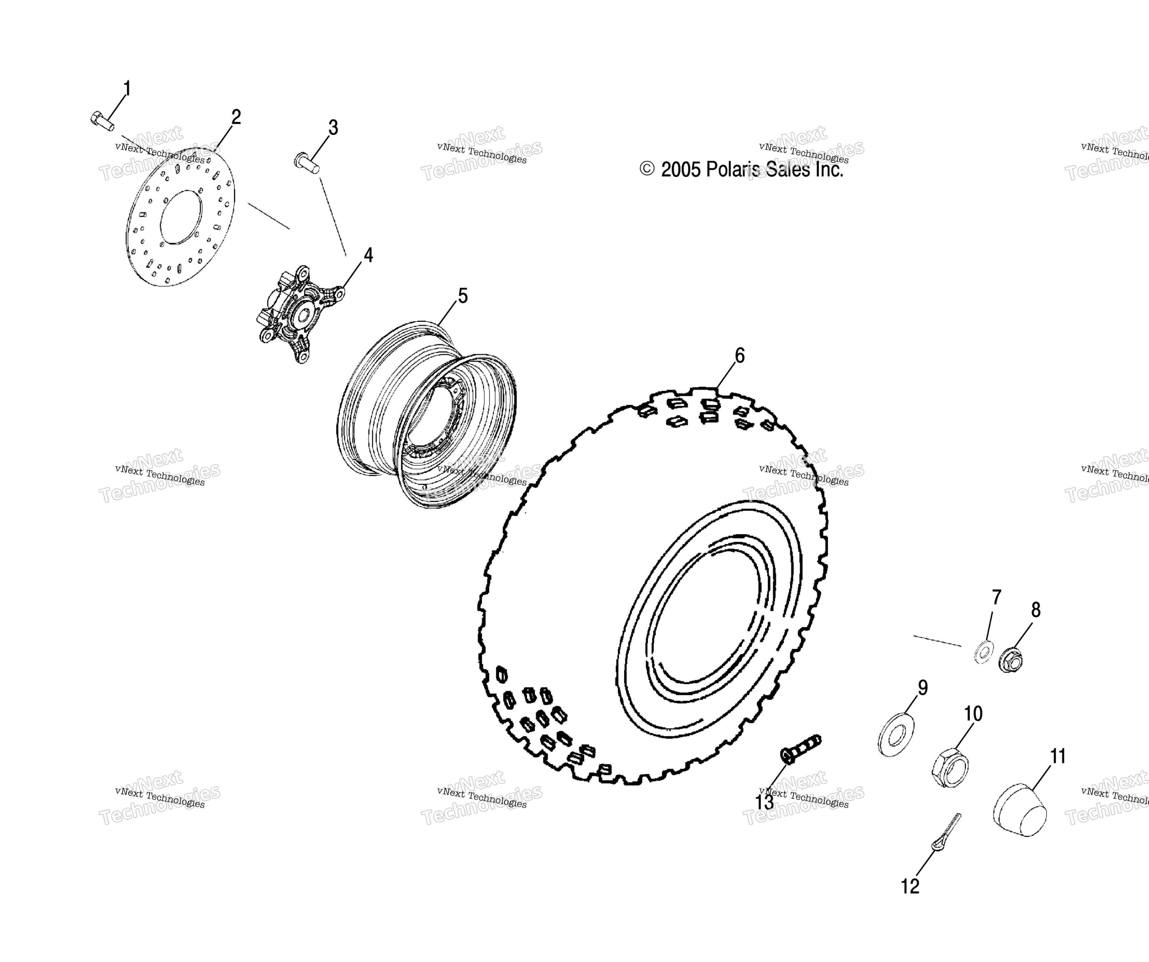 Wheel, передний R06rd50ab / Ac