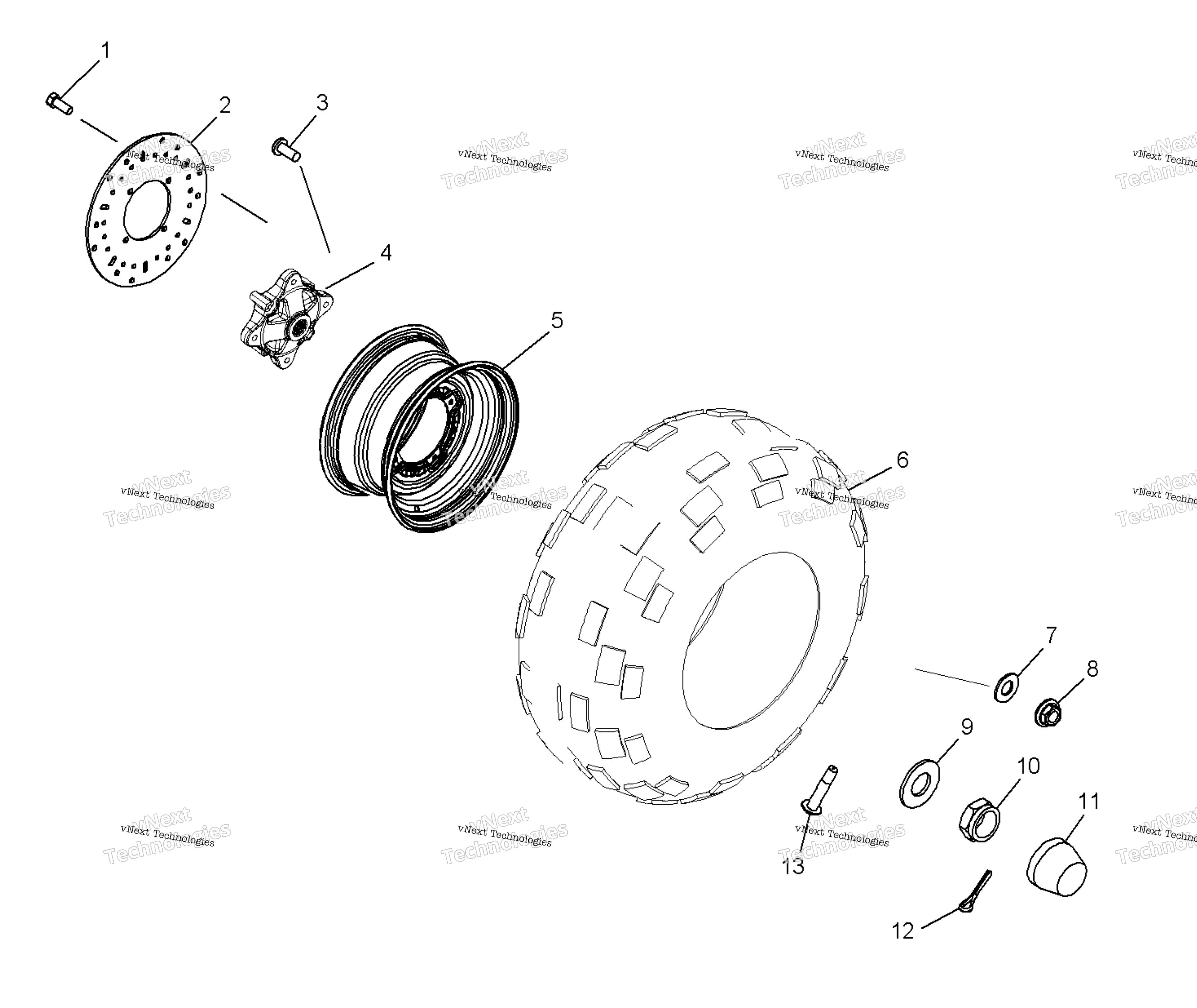 Wheel, задний R06rd50ab / Ac