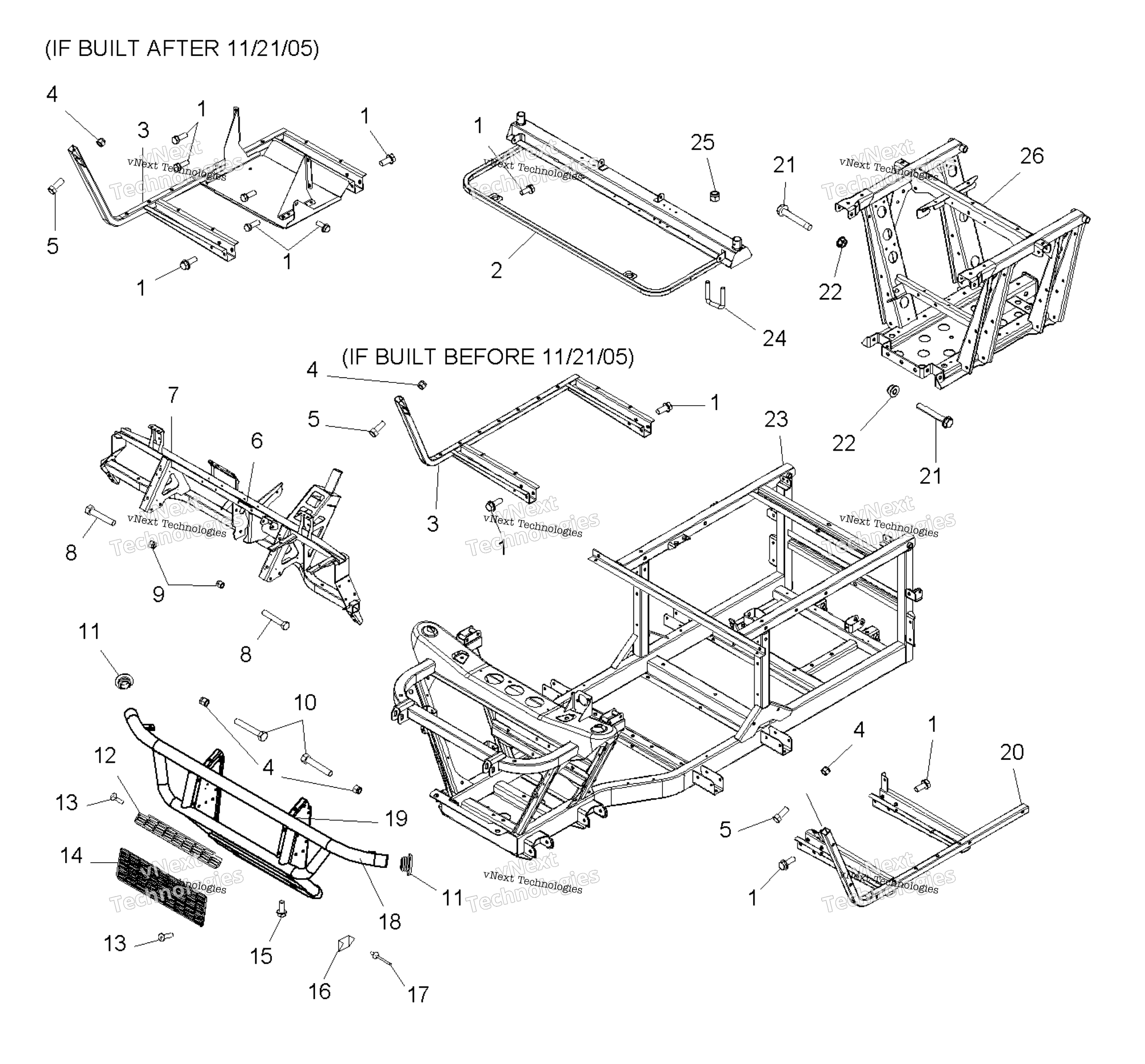 Chassis / кузов / Ab / Ac / Ad / Ae / Af