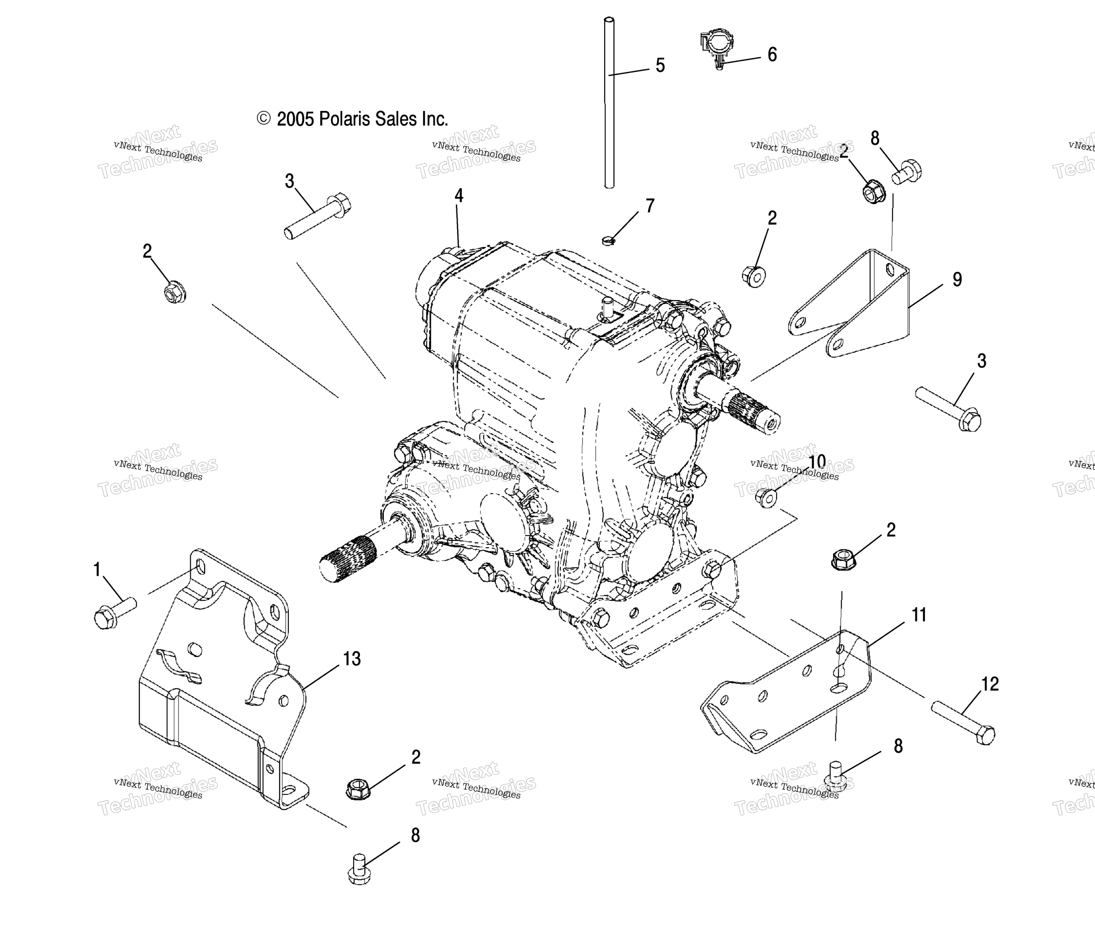 Трансмиссия Mounting /Ab/Ac/Ad/Ae/Af