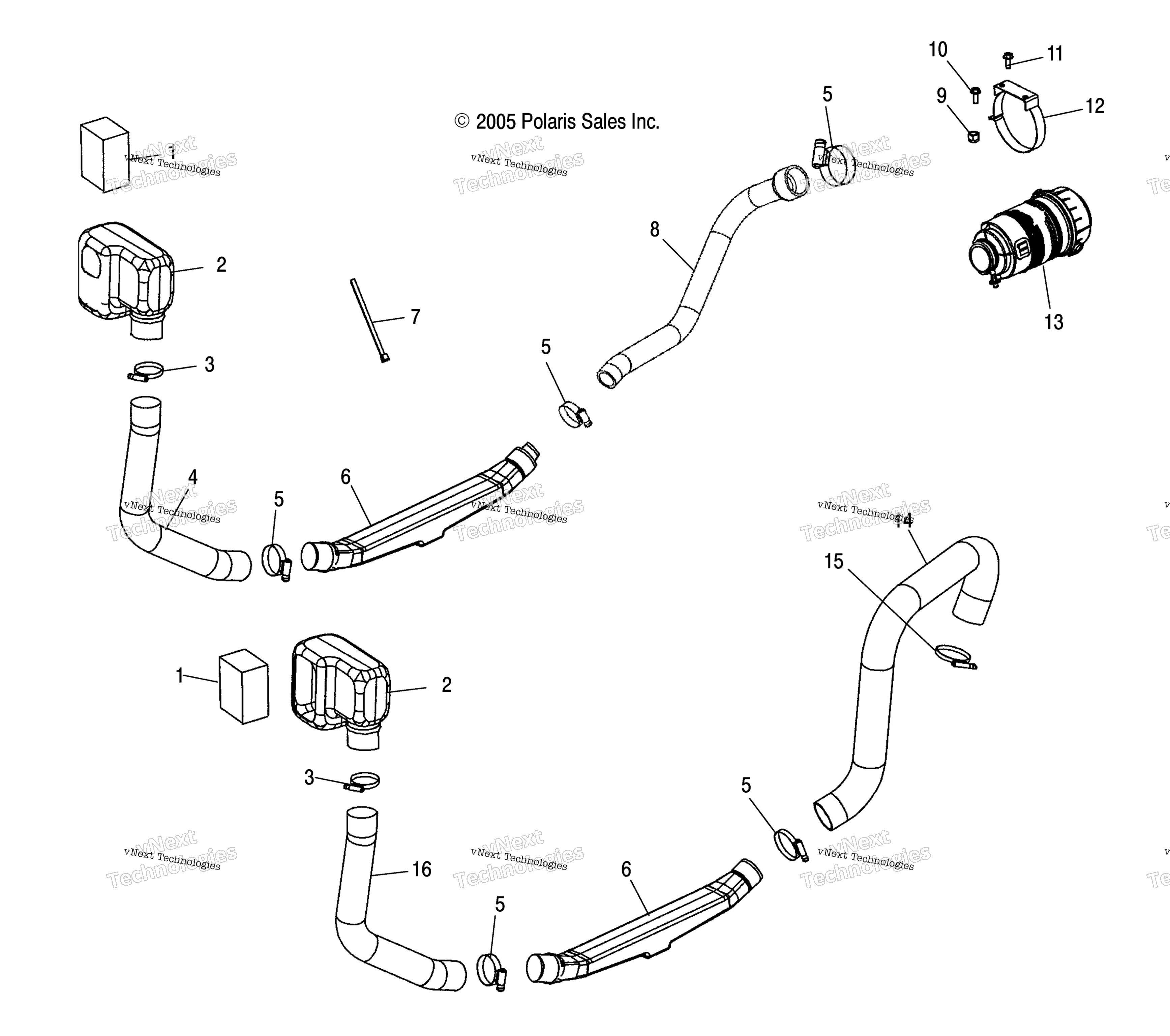 Двигатель & Clutch Air Intake