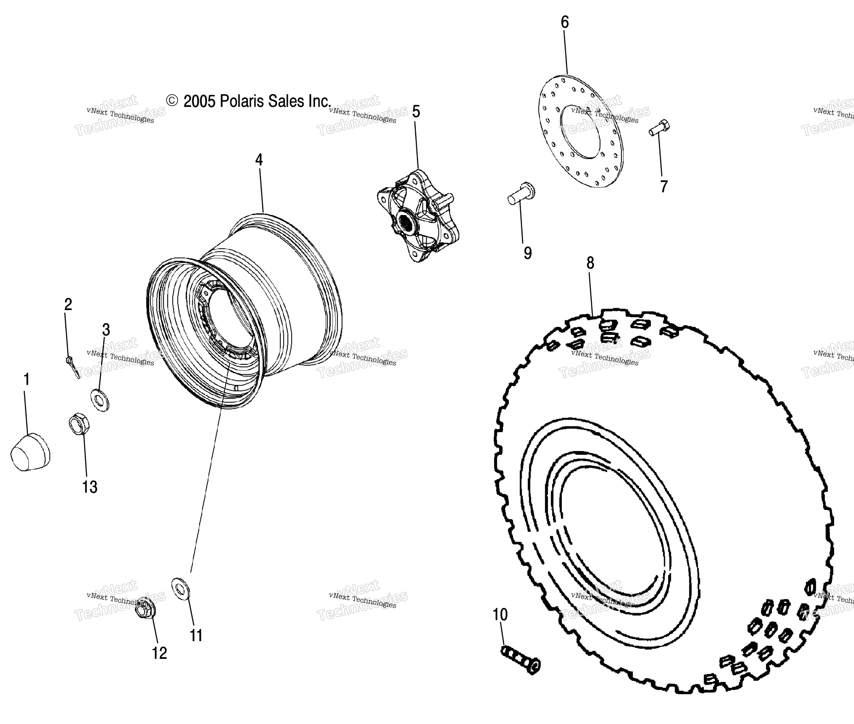 Wheel, задний