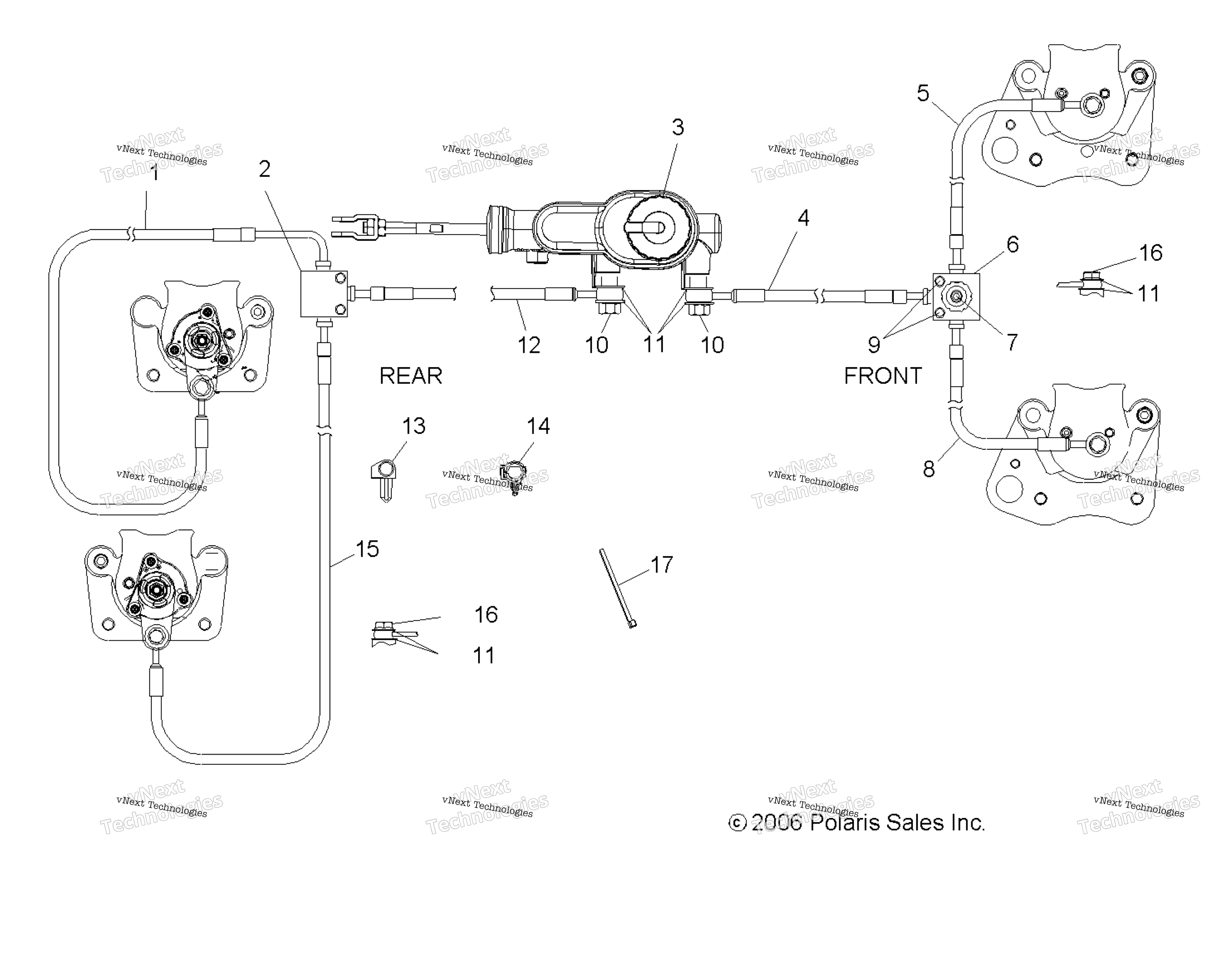 Тормоз Lines/Master Cylinder