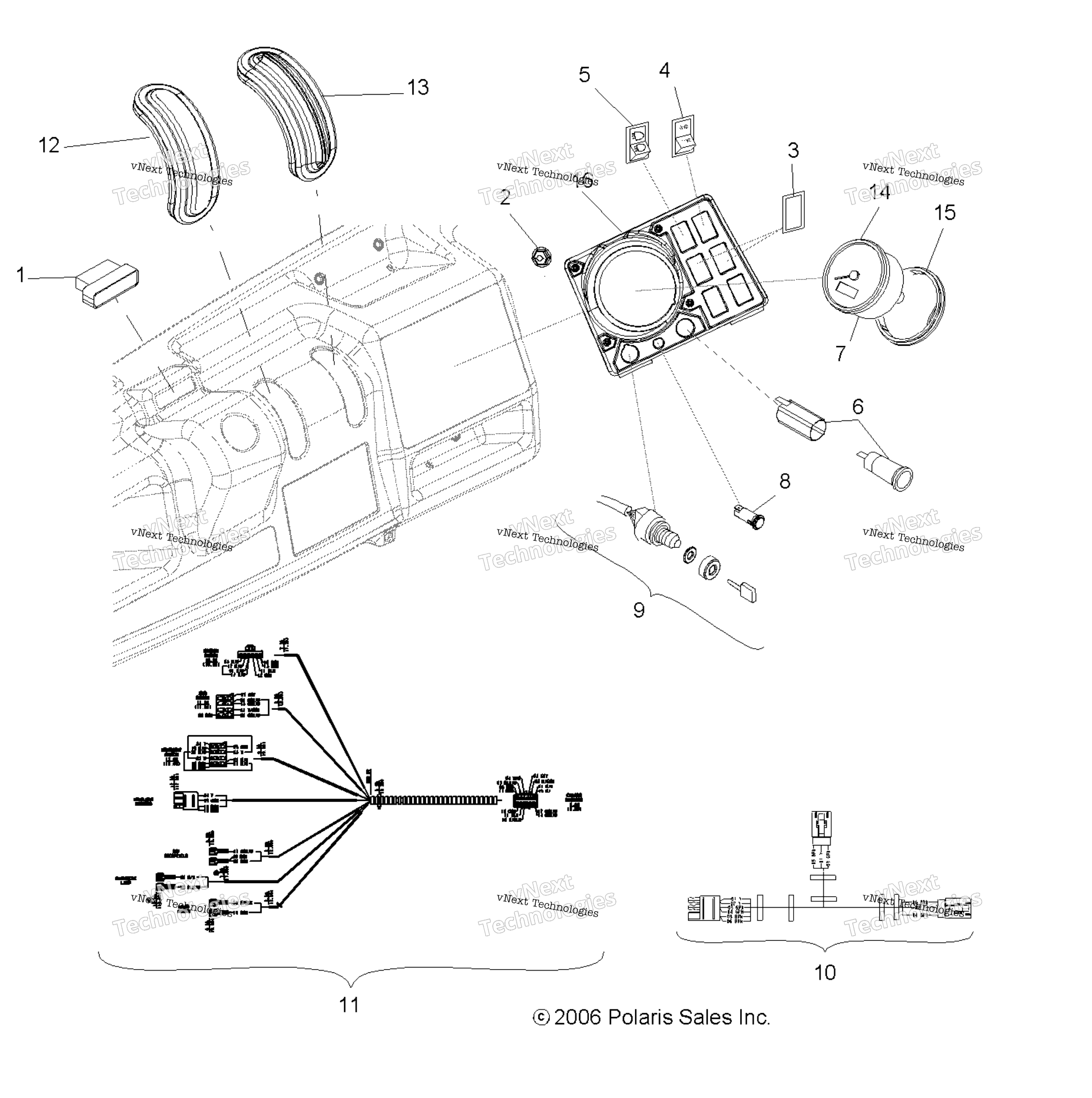 панель Instruments & Controls