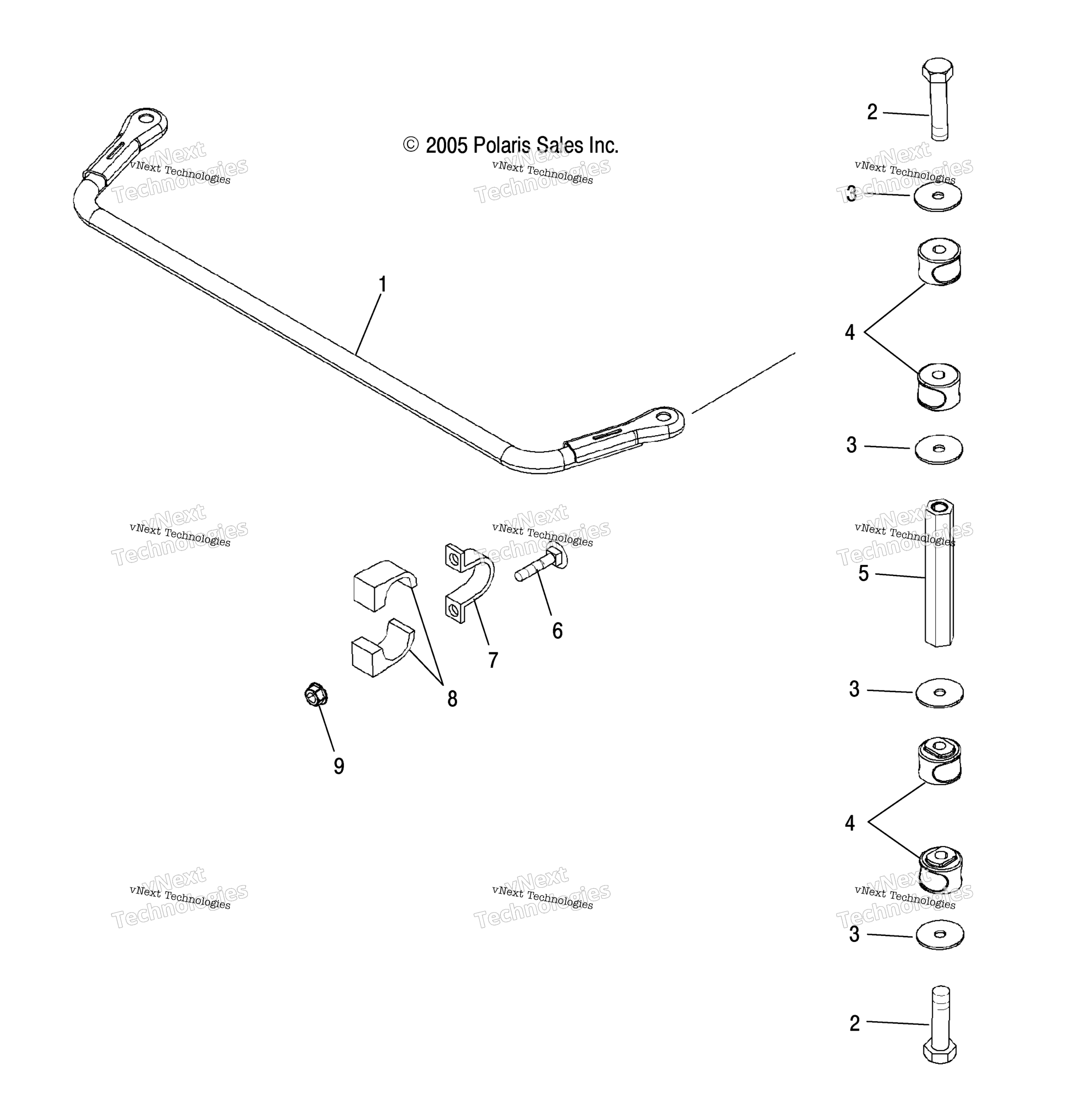 Подвеска, задняя Stabilizer Bar All Options