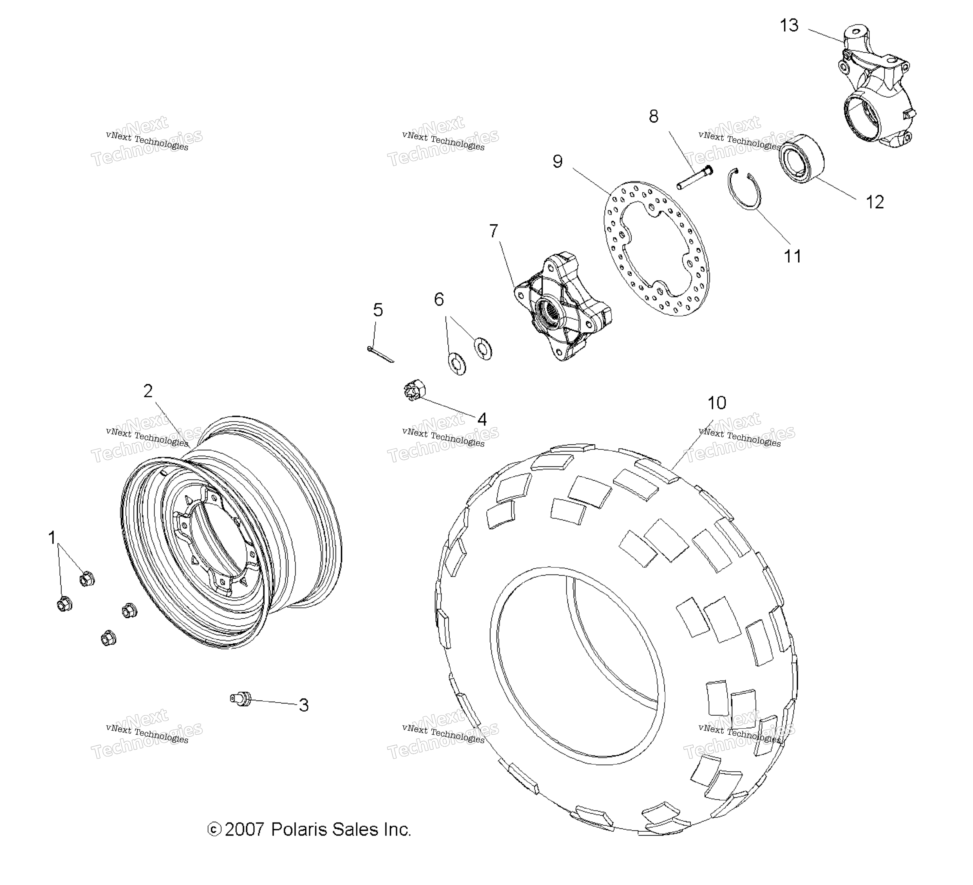 Wheel, передний