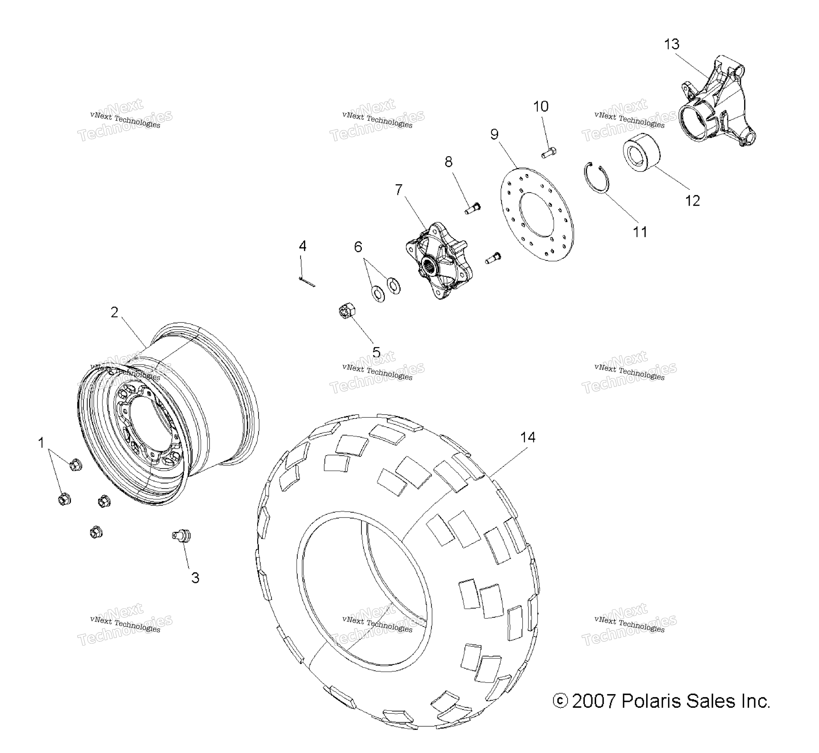 Wheel, задний